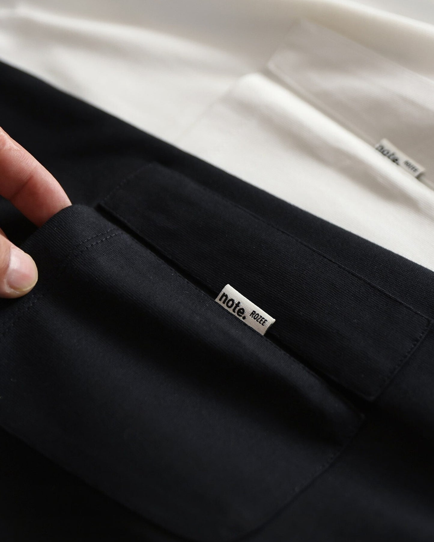 Relaxed Fit Heavyweight Cotton Pocket T-Shirt 2color 【ACT0110】