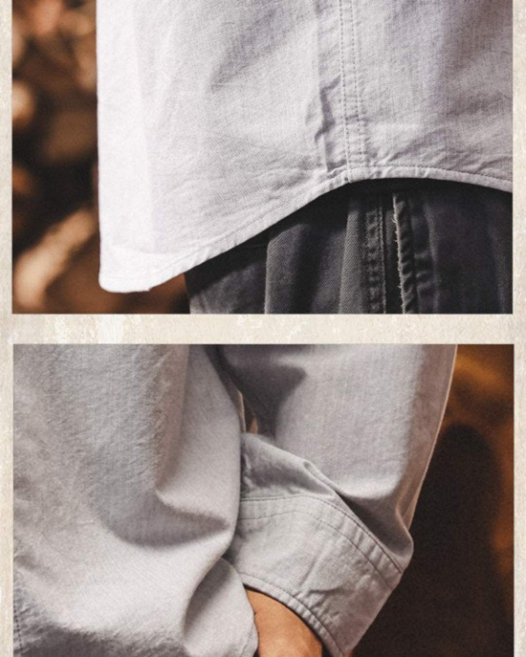 【M-4XL】loose oxford long sleeve shirt 【ACT0303】