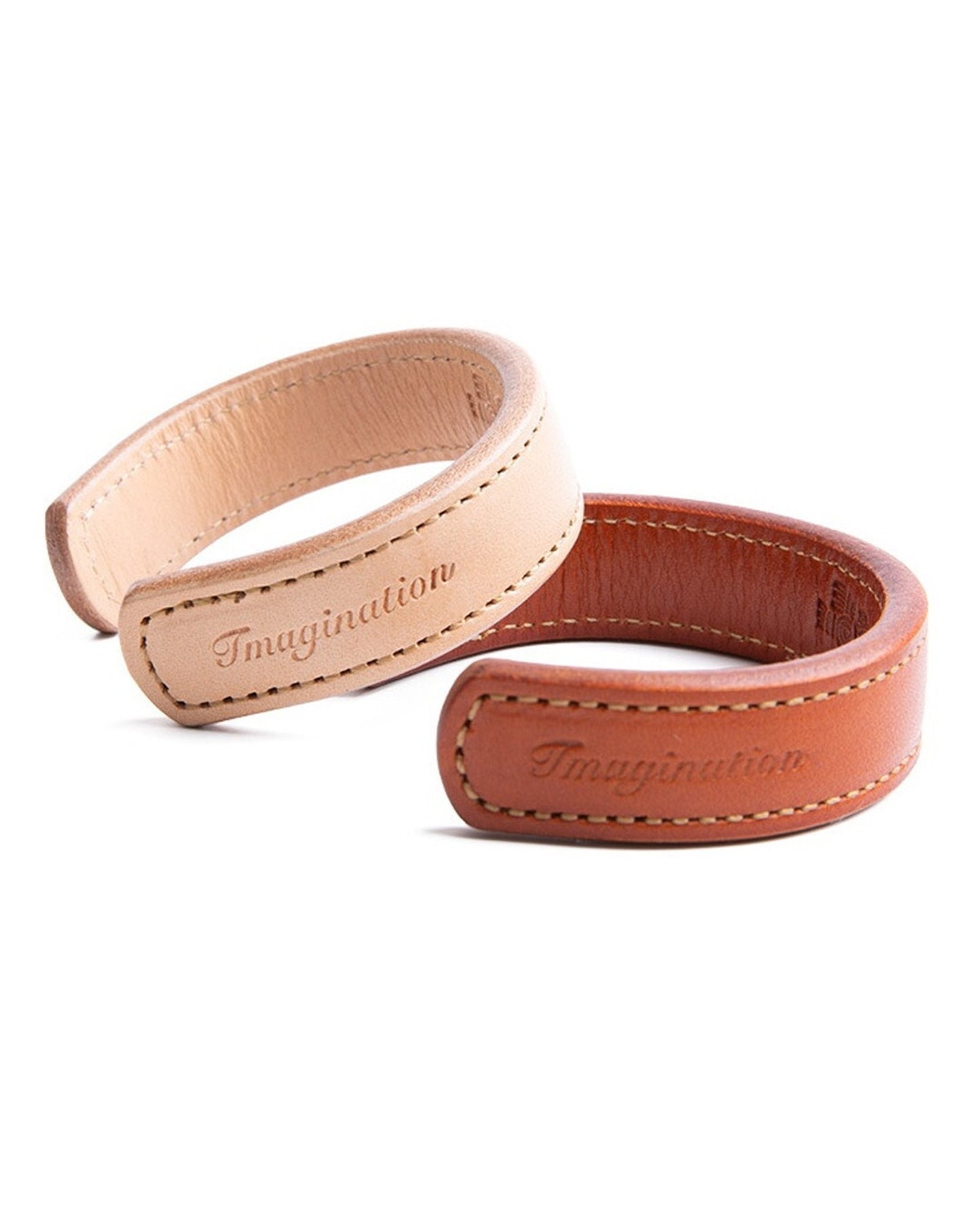 Genuine-Leather Embossed Casual Bracelet 【ACT0135】