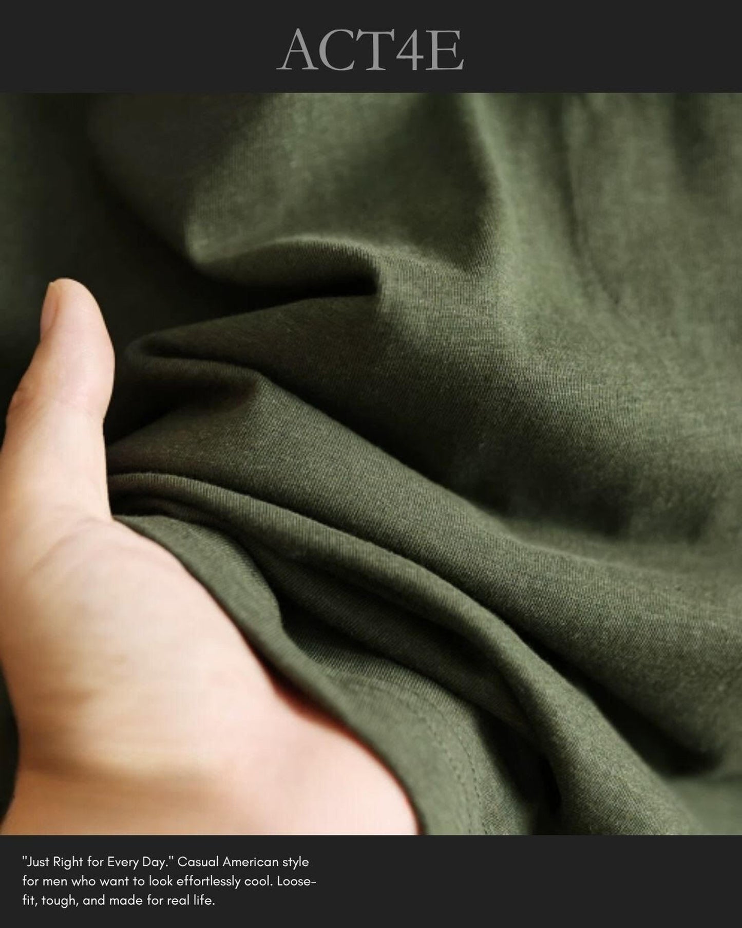 chest pocket button t-shirt 【ACT0039】