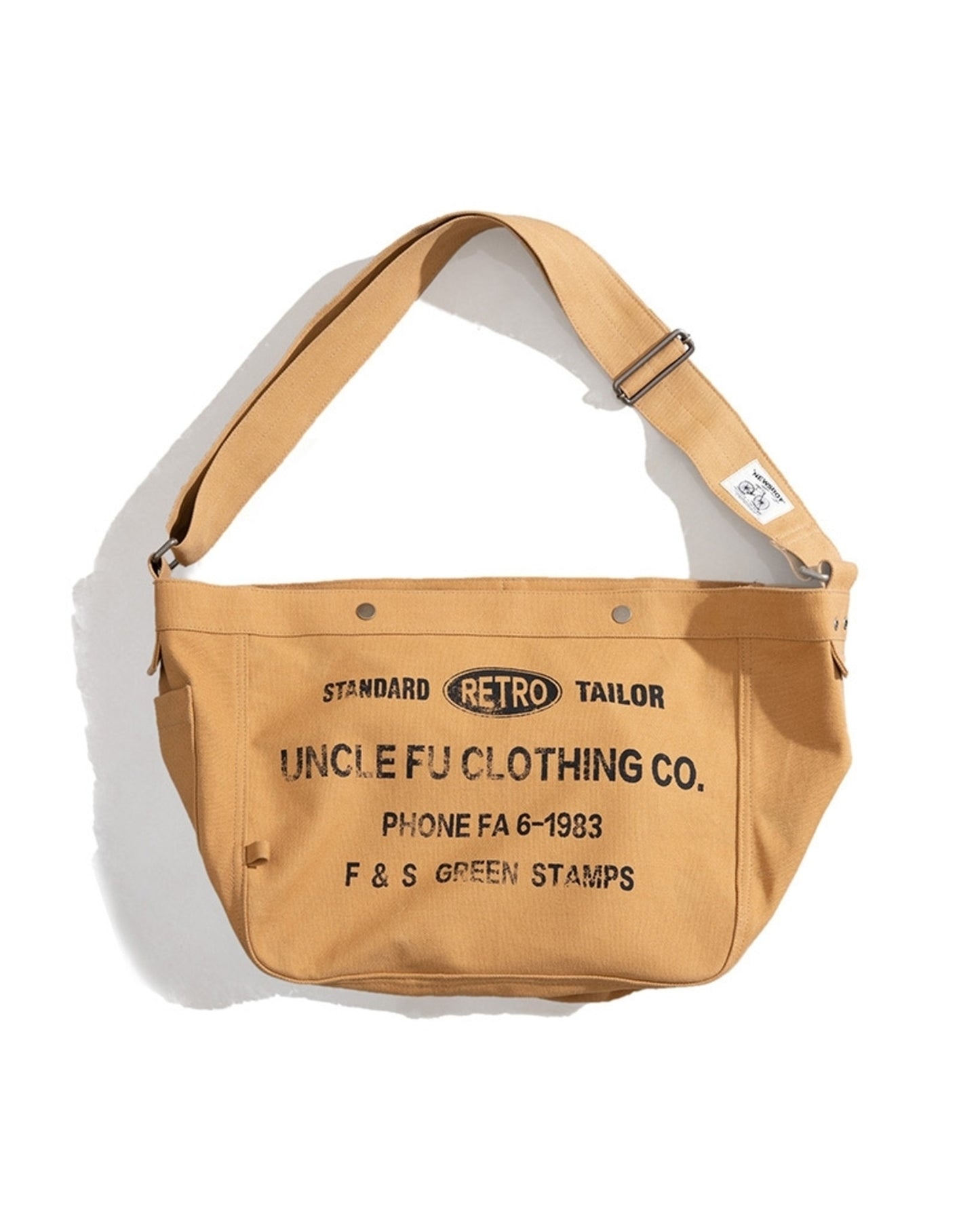american vintage canvas newsboy messenger bag 【ACT0144】