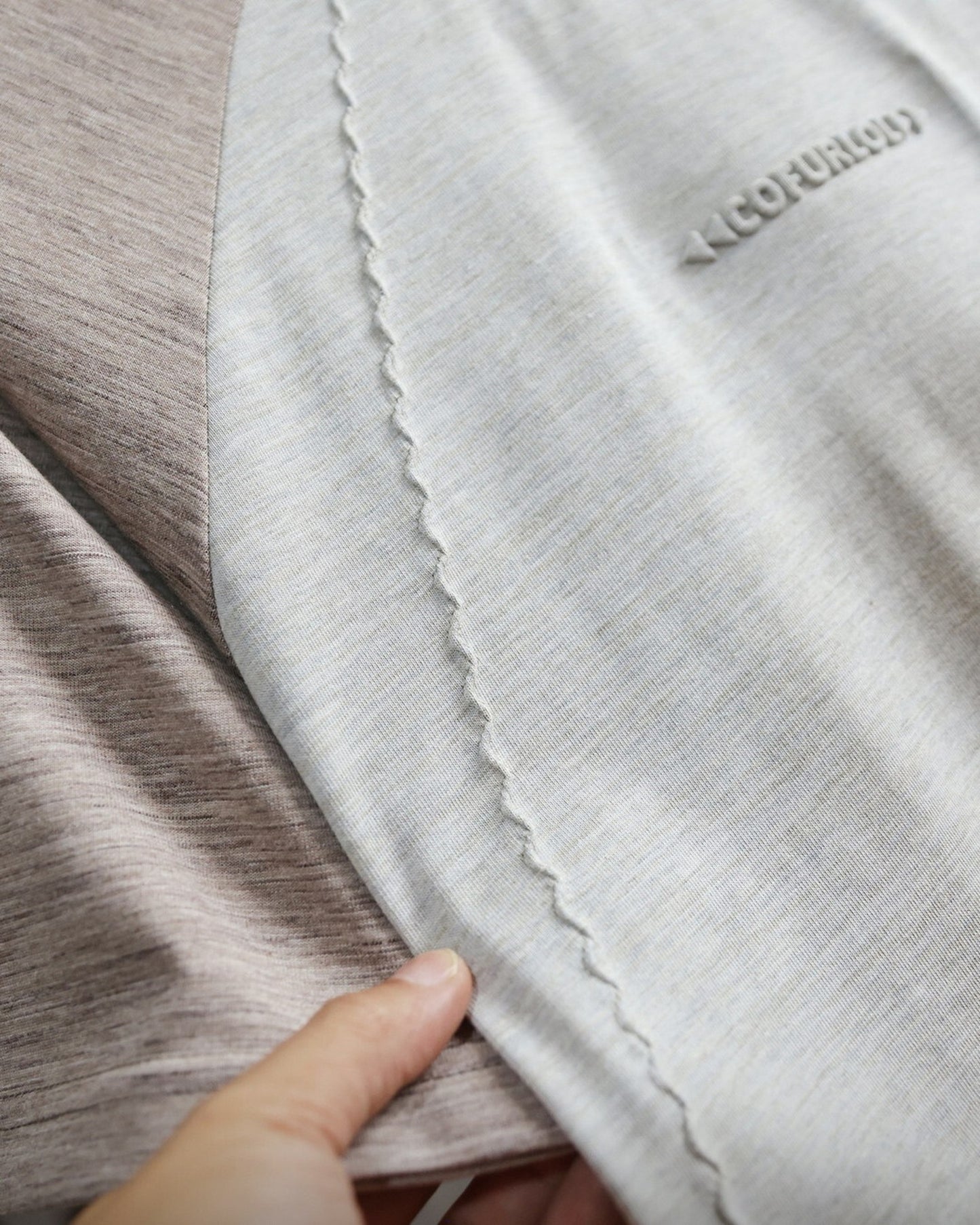 Contrast Stitch Relaxed Fit Raglan Sleeve T-Shirt 【ACT0116】