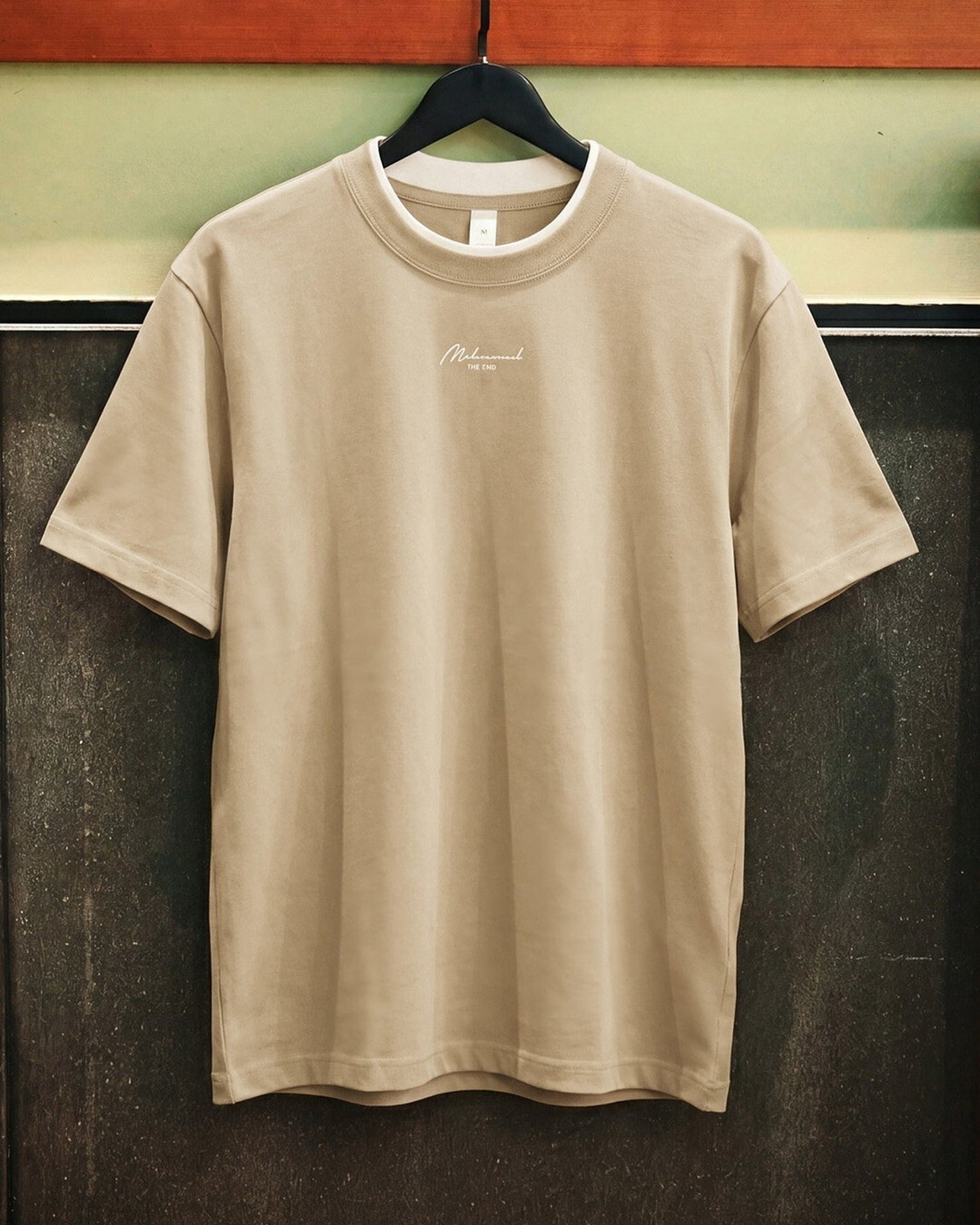 Letter-Embroidery Casual Loose Short-Sleeve T-Shirt 2color 【ACT0077】