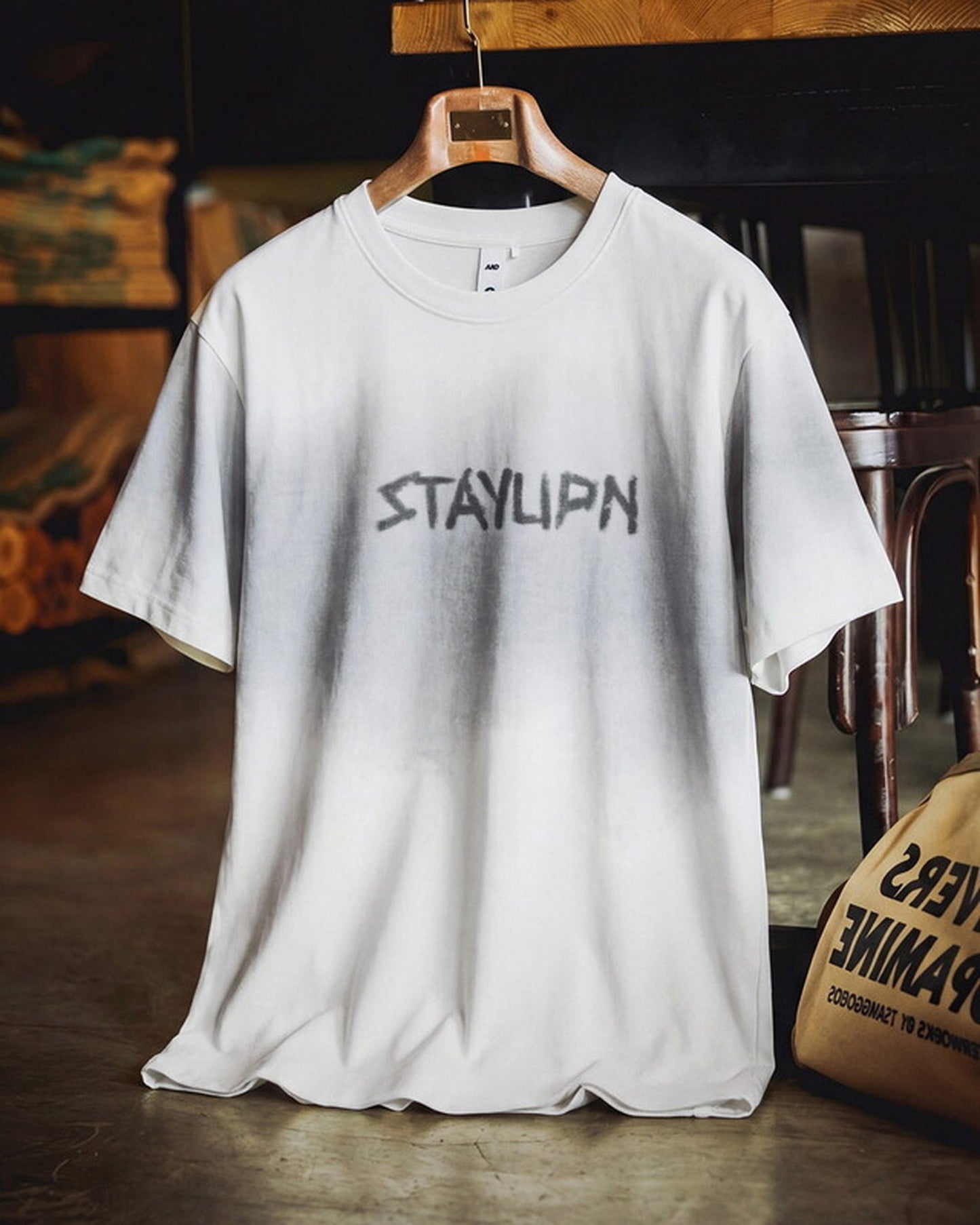 Graphic Printed Casual Loose T-Shirt 2color 【ACT0105】