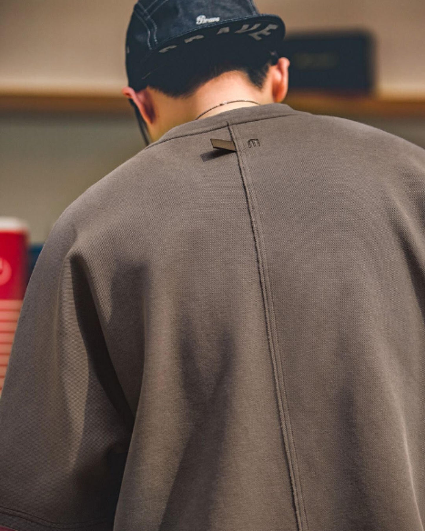 drop shoulder wide silhouette t-shirt 3color 【ACT0042】