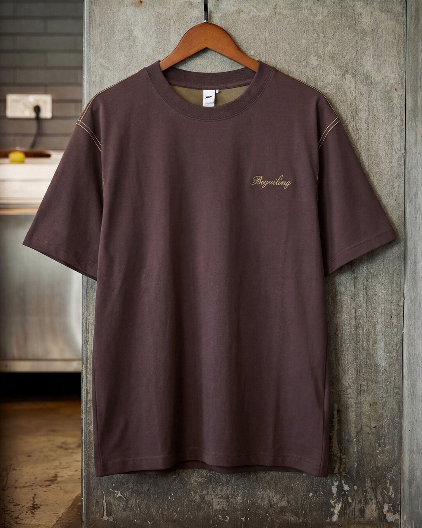 Retro Flap-Pocket Vintage Henley-Neck T-Shirt 3color 【ACT0088】