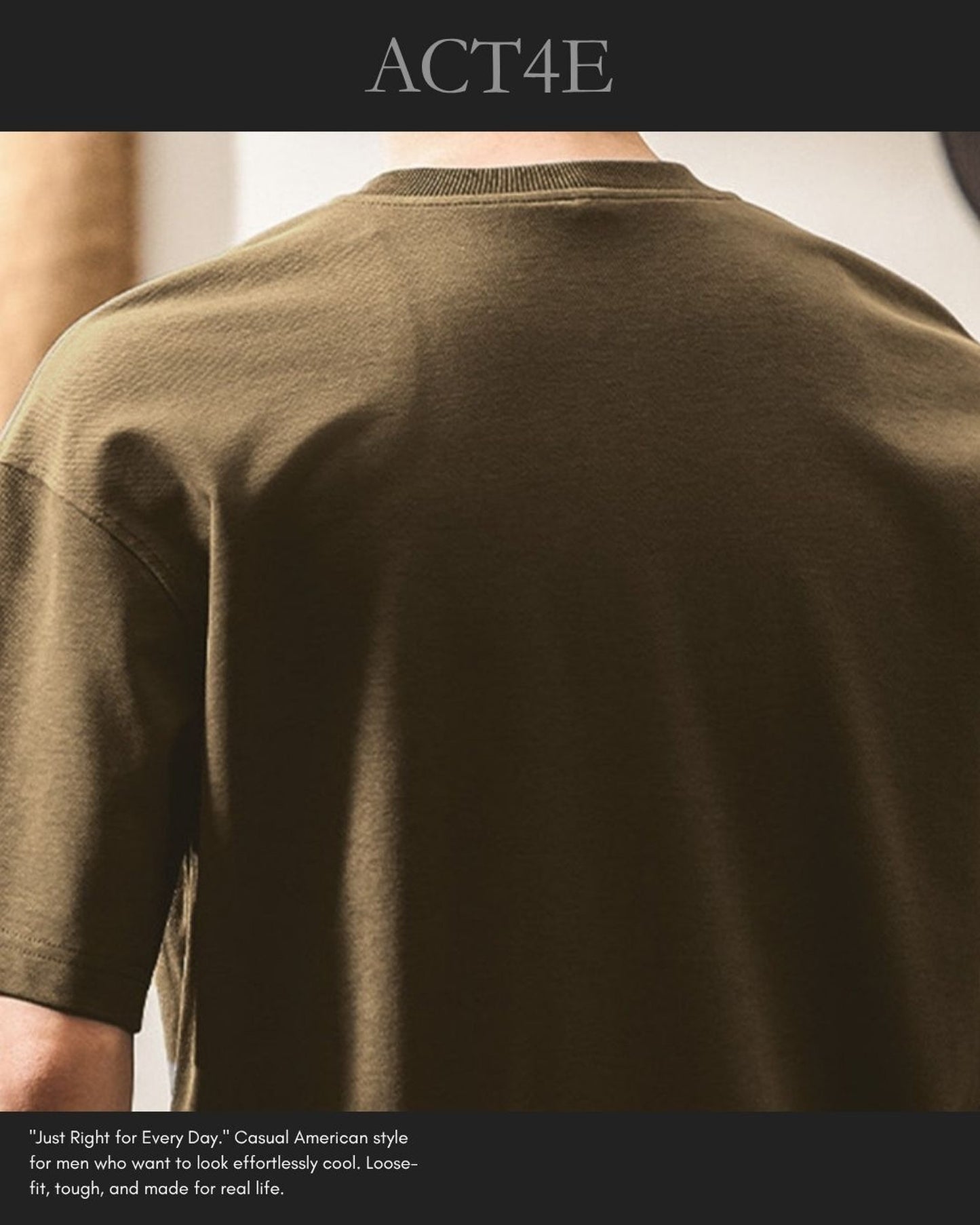 henley neck short sleeve t-shirt 2color 【ACT0245】