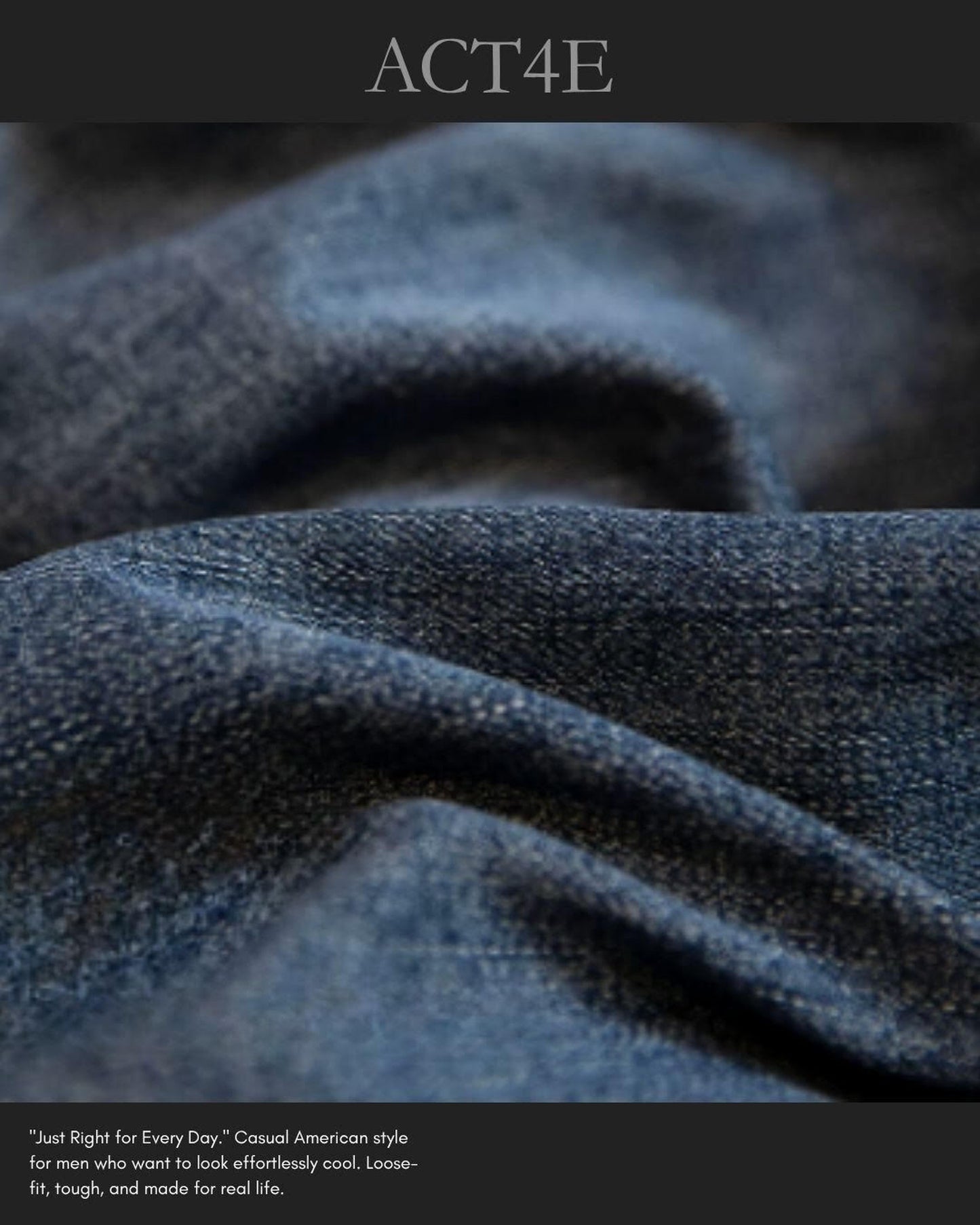 washed tapered denim pants 【ACT0010】
