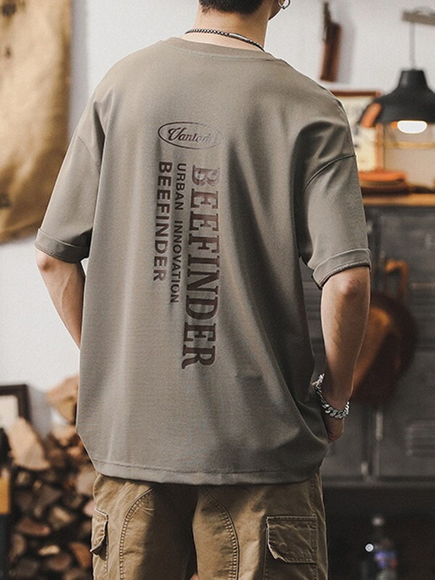 loose-fit ice-silk cooling back-print sports short-sleeve t-shirt 【ACT0253】
