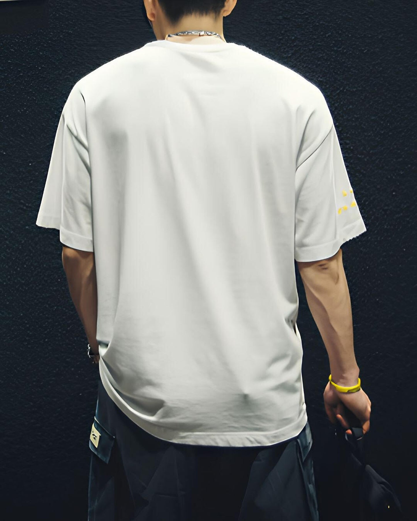embroidered logo short sleeve T-Shirt 6color 【ACT0026】