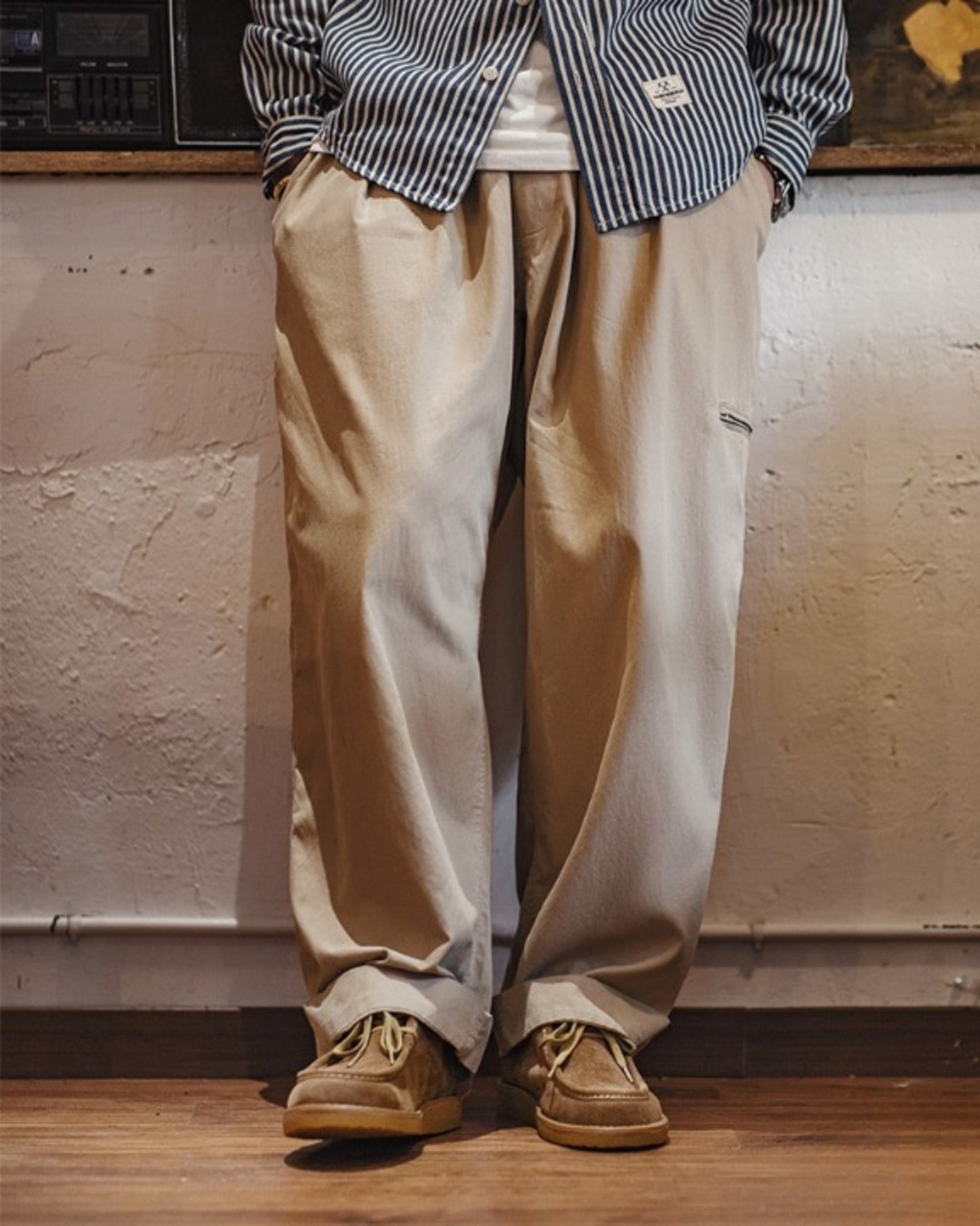 suede-style moccasin wallabee shoes 【ACT0141】