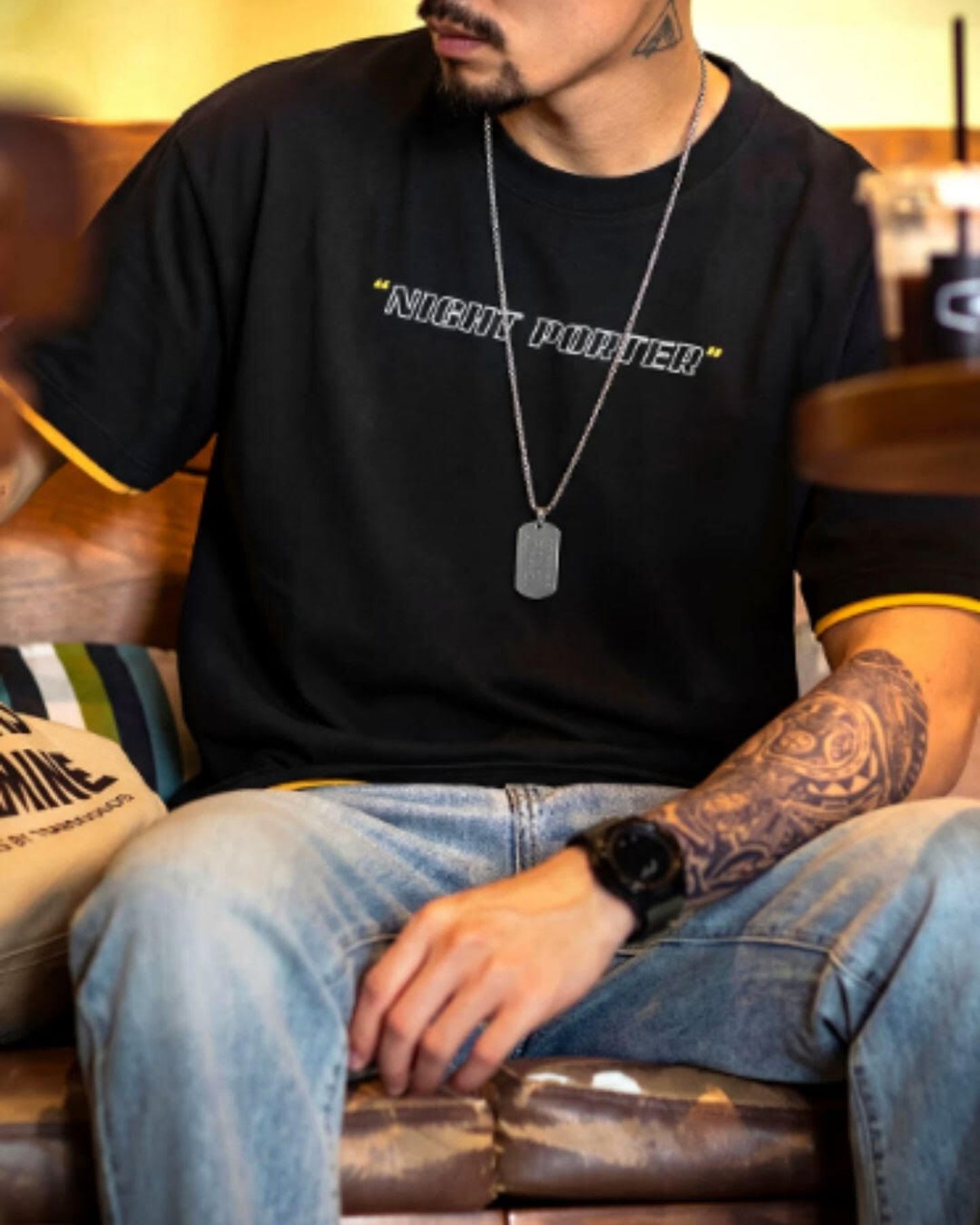logo print short sleeve t-shirt 4color 【ACT0025】