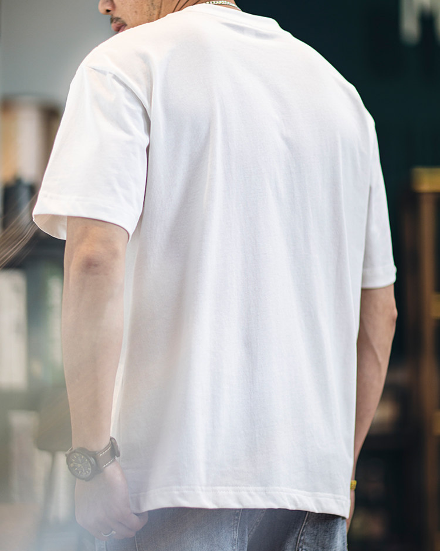 Loose-fit basic t-shirt 3color 【ACT0054】