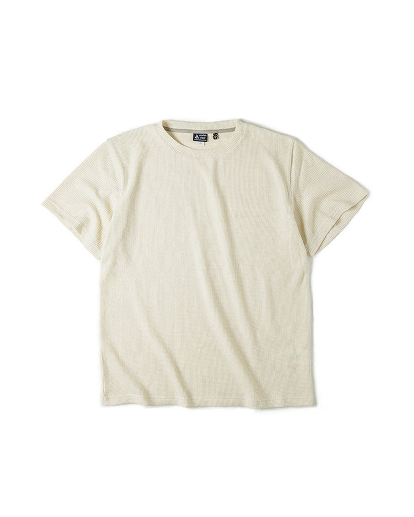 Waffle-Weave LayeredClassic Short-Sleeve T-Shirt 3color 【ACT0138】