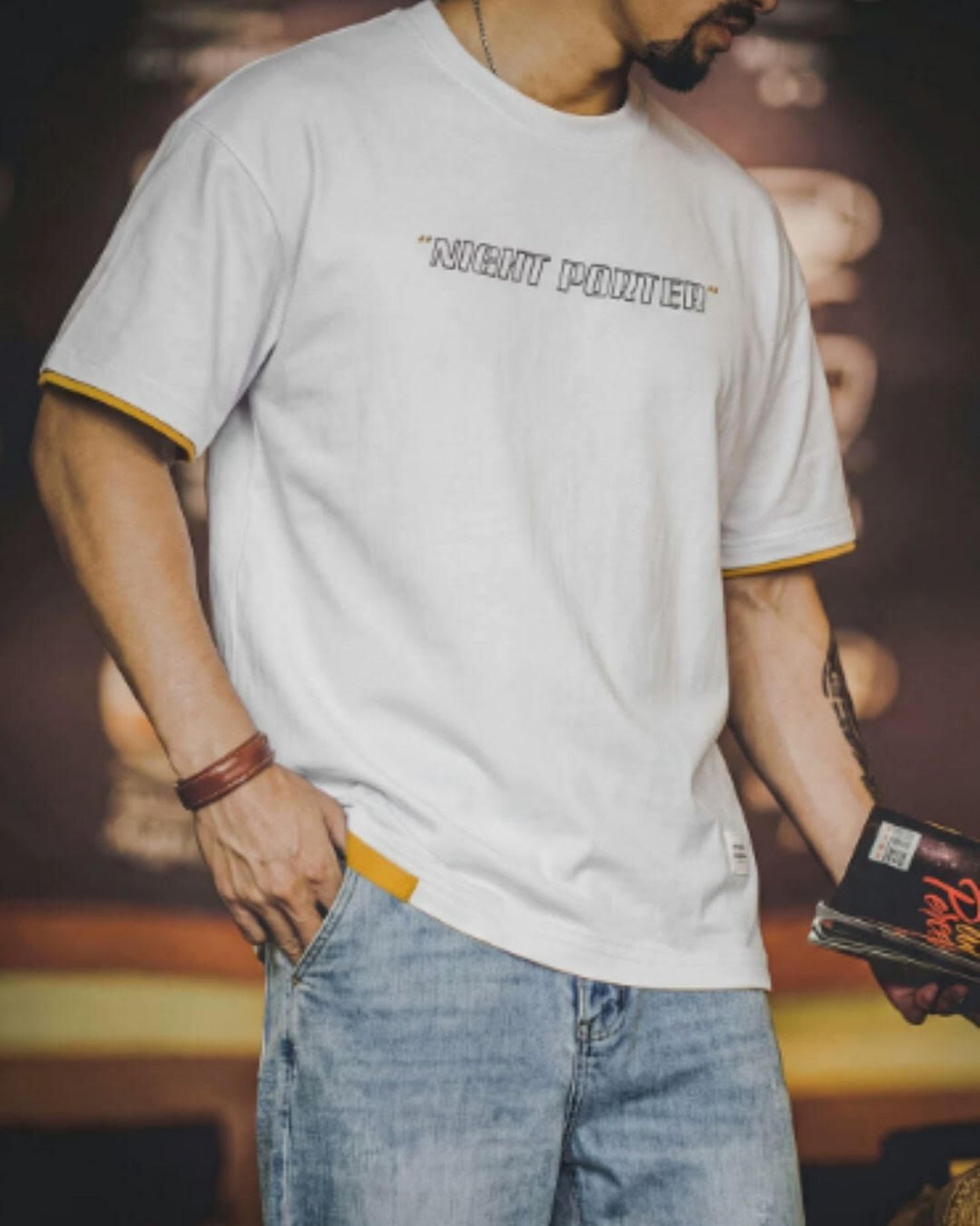 logo print short sleeve t-shirt 4color 【ACT0025-SET】