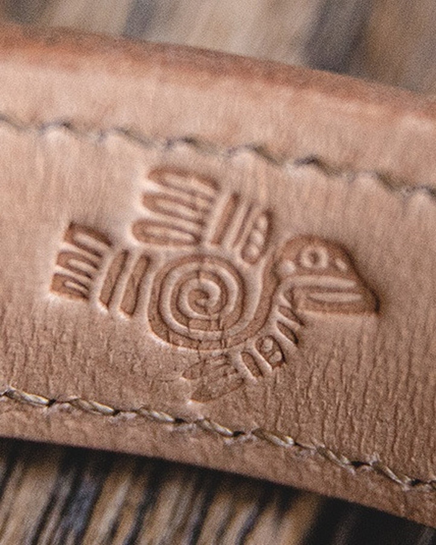 Genuine-Leather Embossed Casual Bracelet 【ACT0135】