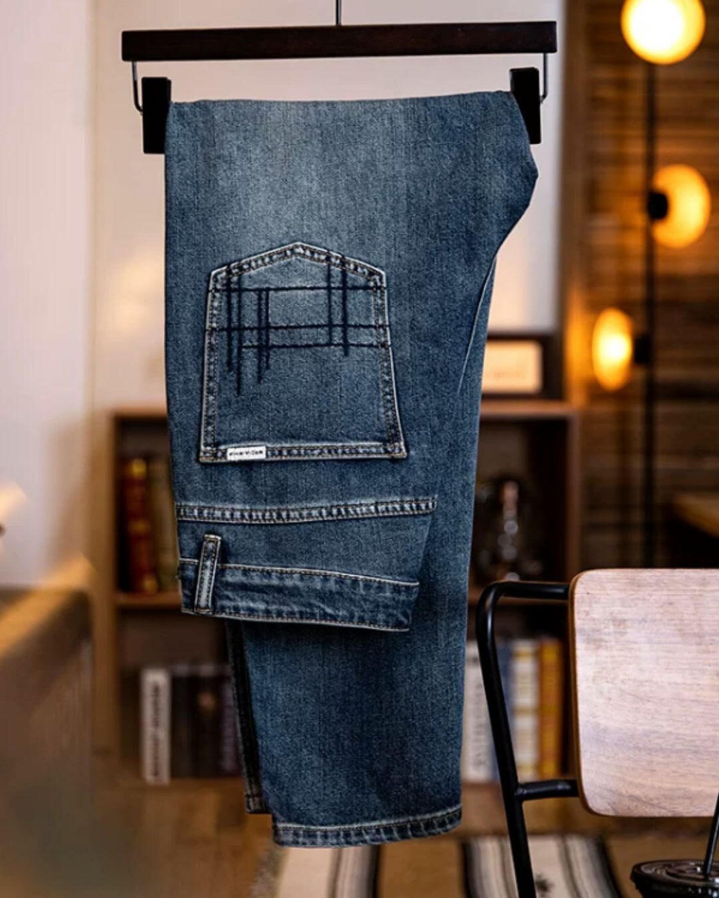 washed tapered denim pants 【ACT0010】