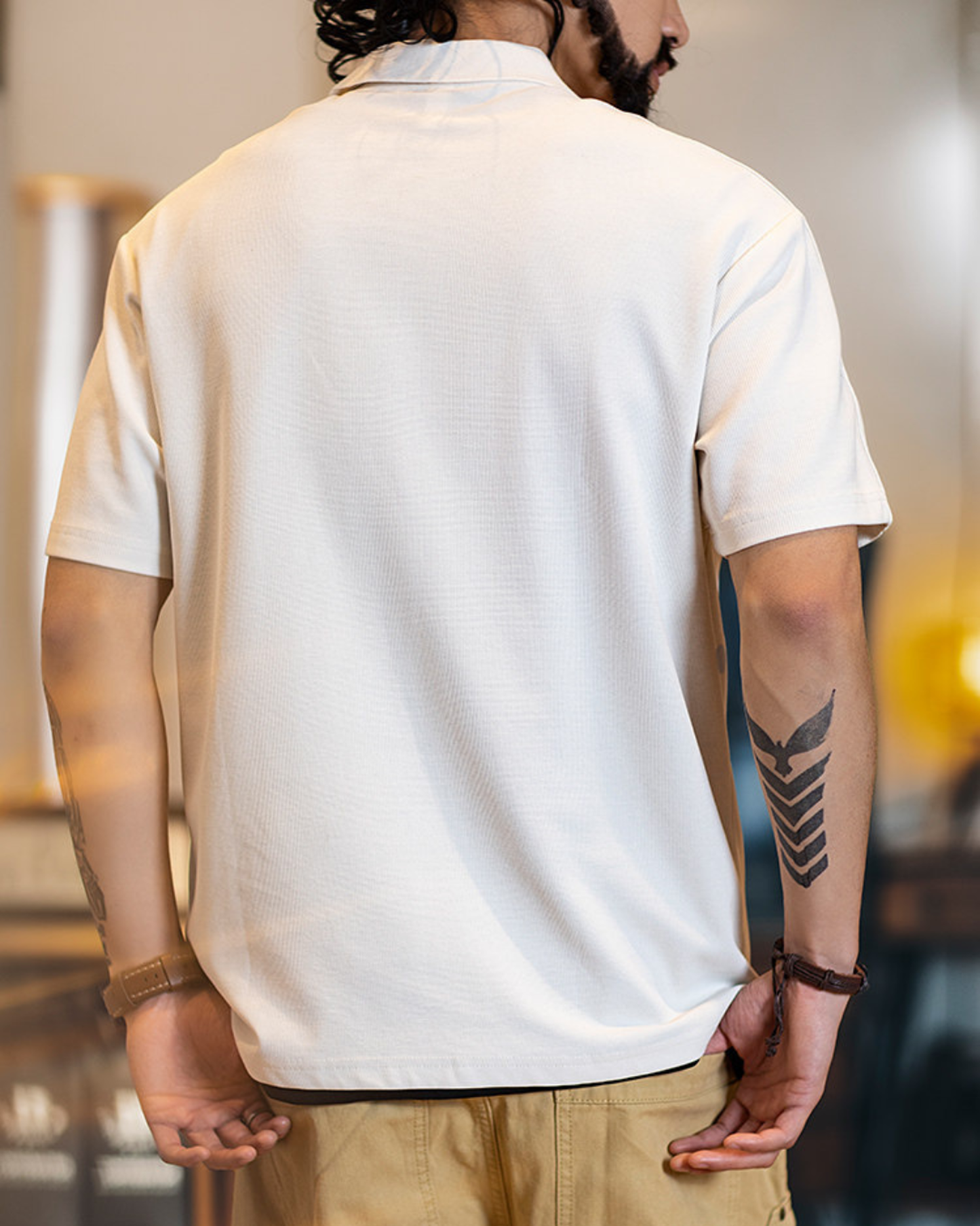 Vintage motel graphic casual t-shirt 2color 【ACT0155】