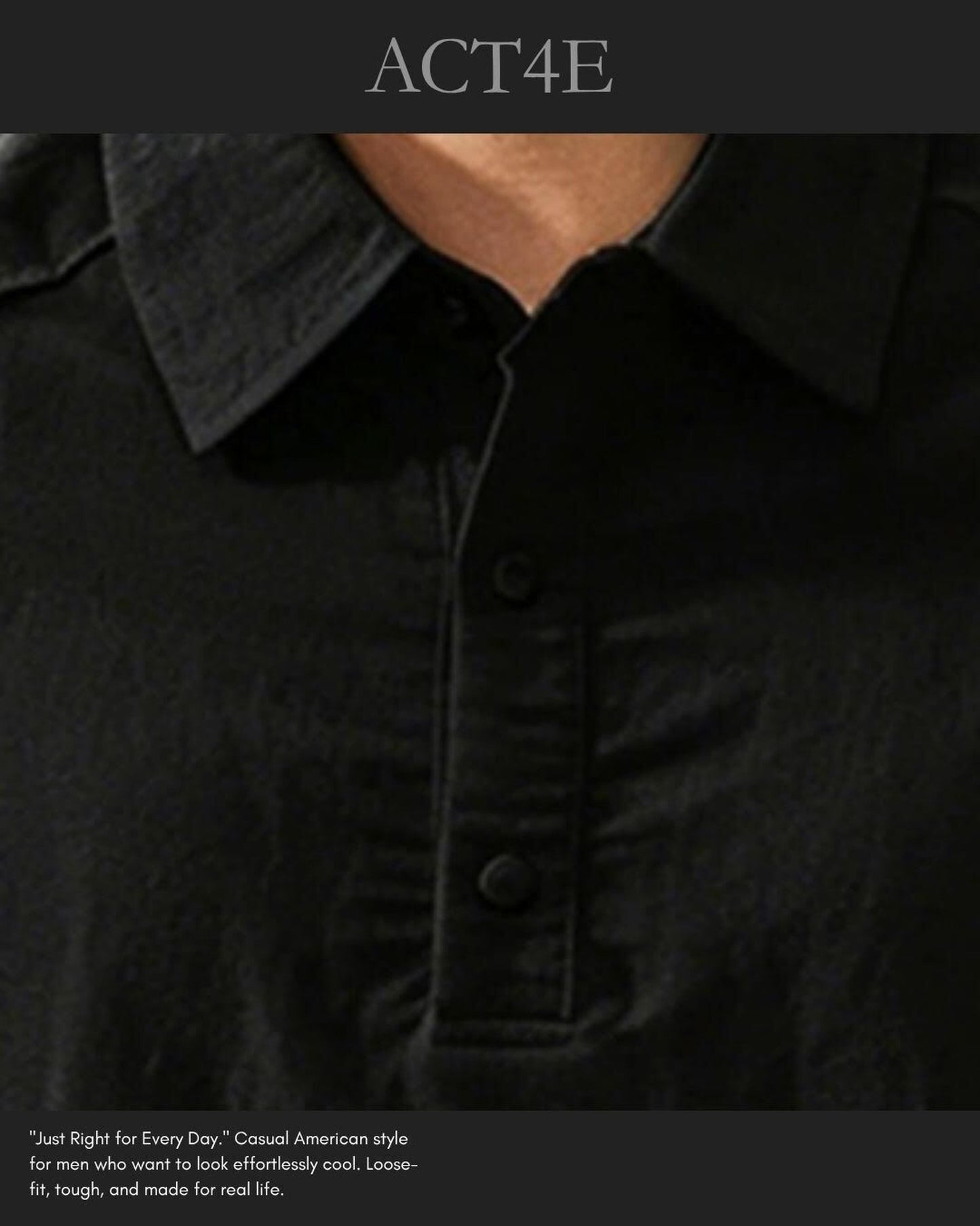 button front short sleeve knit polo shirt 2color 【ACT0226】