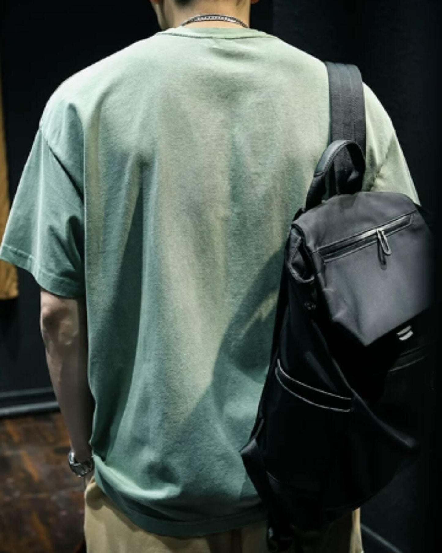 drop shoulder oversized t-shirt 2color 【ACT0029】