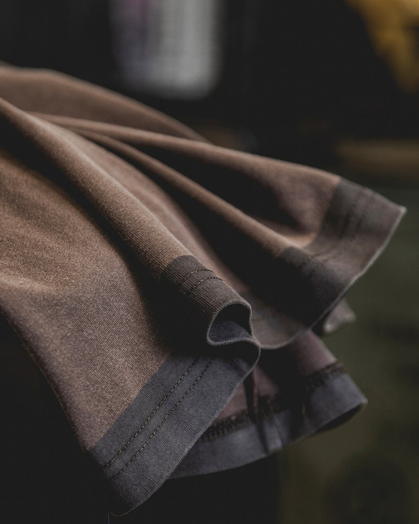 Henley-Neck Pocket-Detail Loose Casual Short-Sleeve T-Shirt 【ACT0128】