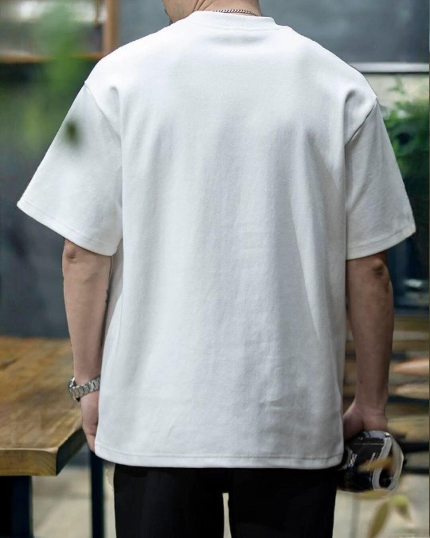 embroidered logo t-shirt 4color 【ACT0027】