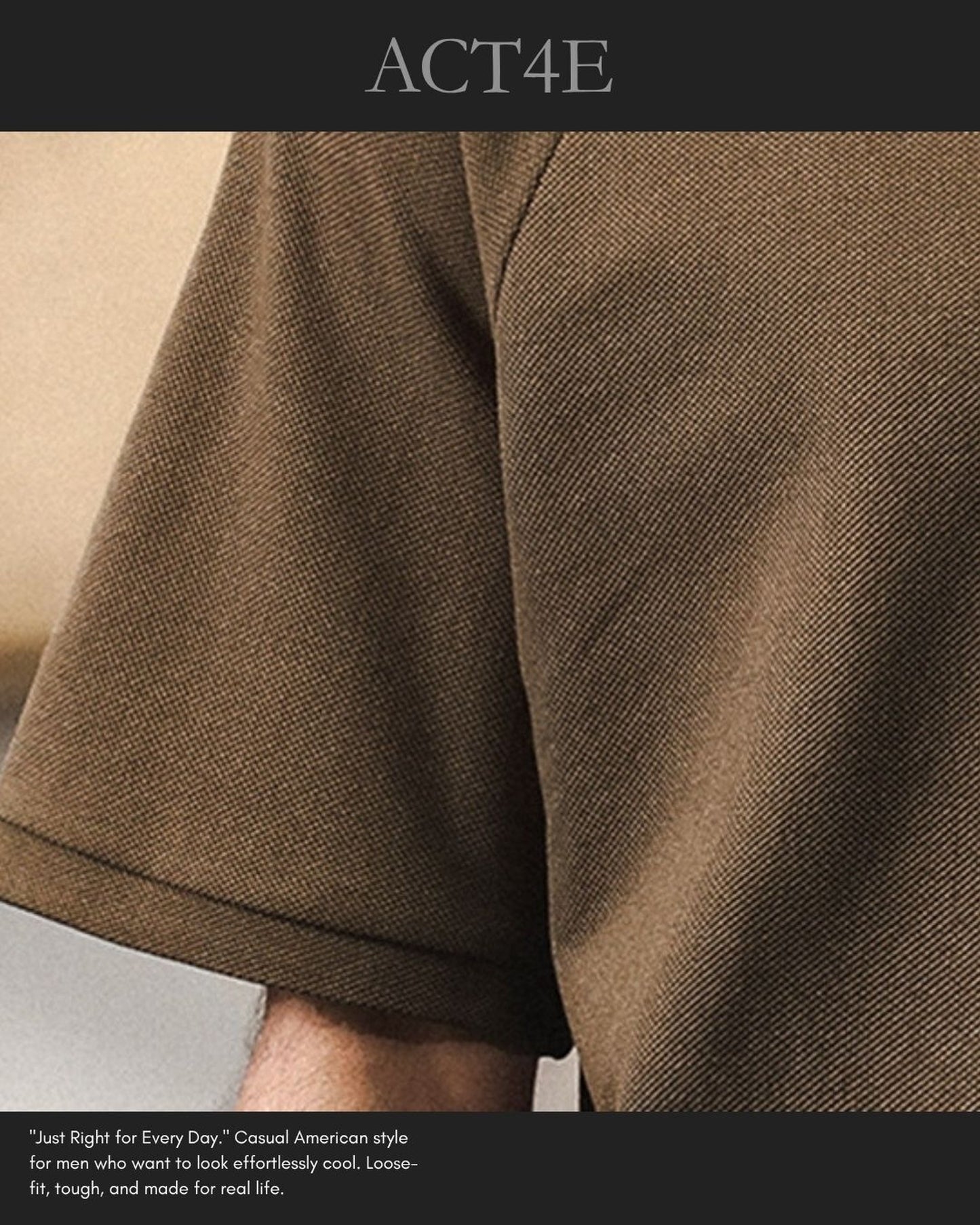 heavy chinese collar polo shirt 3color 【ACT0238】