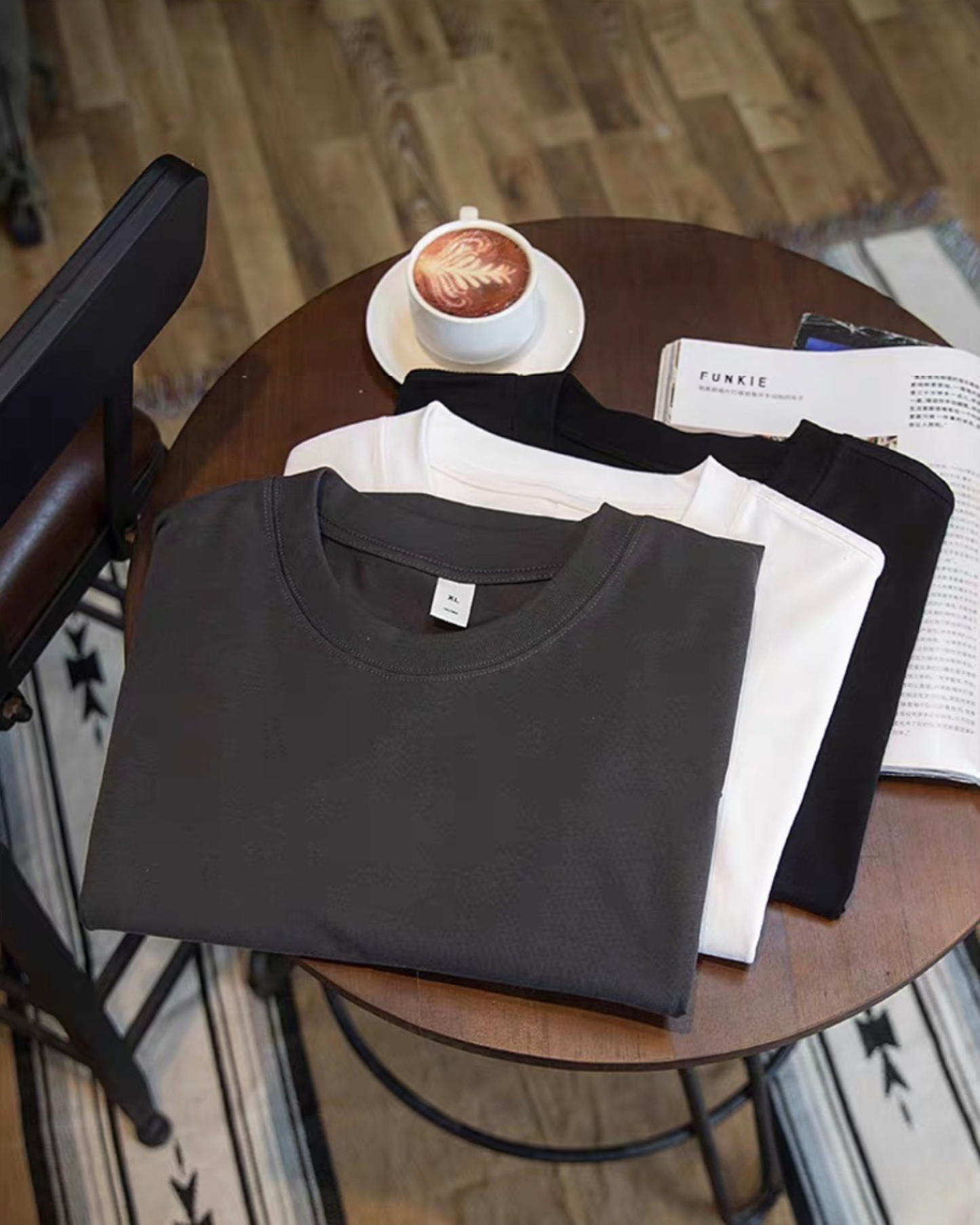Loose-fit basic t-shirt 3color 【ACT0054】