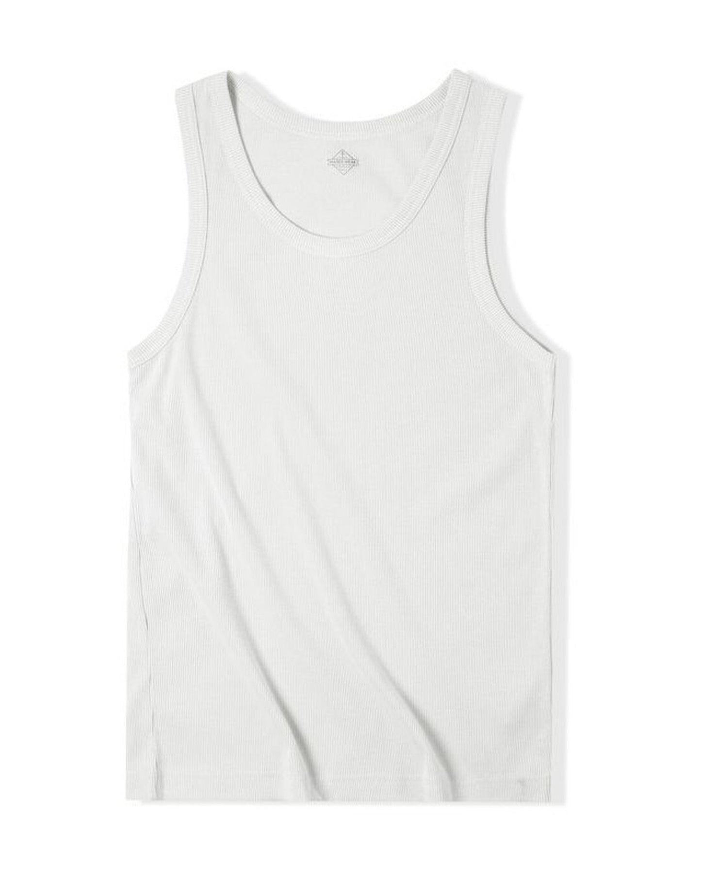 Ribbed-Weave Slim-Fit Round-Neck Casual Tank-Top 5color 【ACT0134】