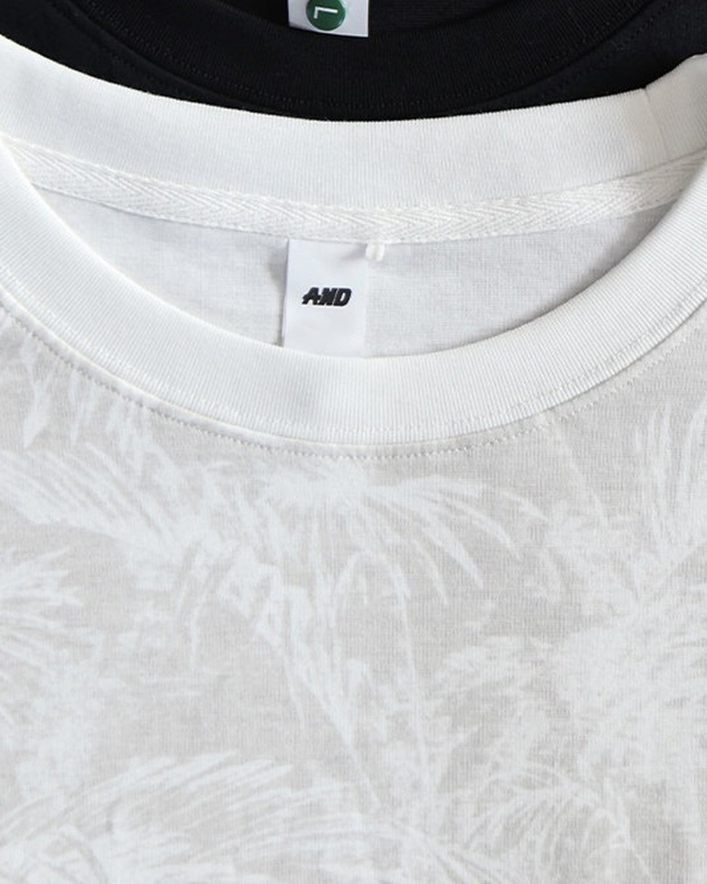 Botanical Relaxed Fit Pattern Casual T-Shirt 2color 【ACT0112】