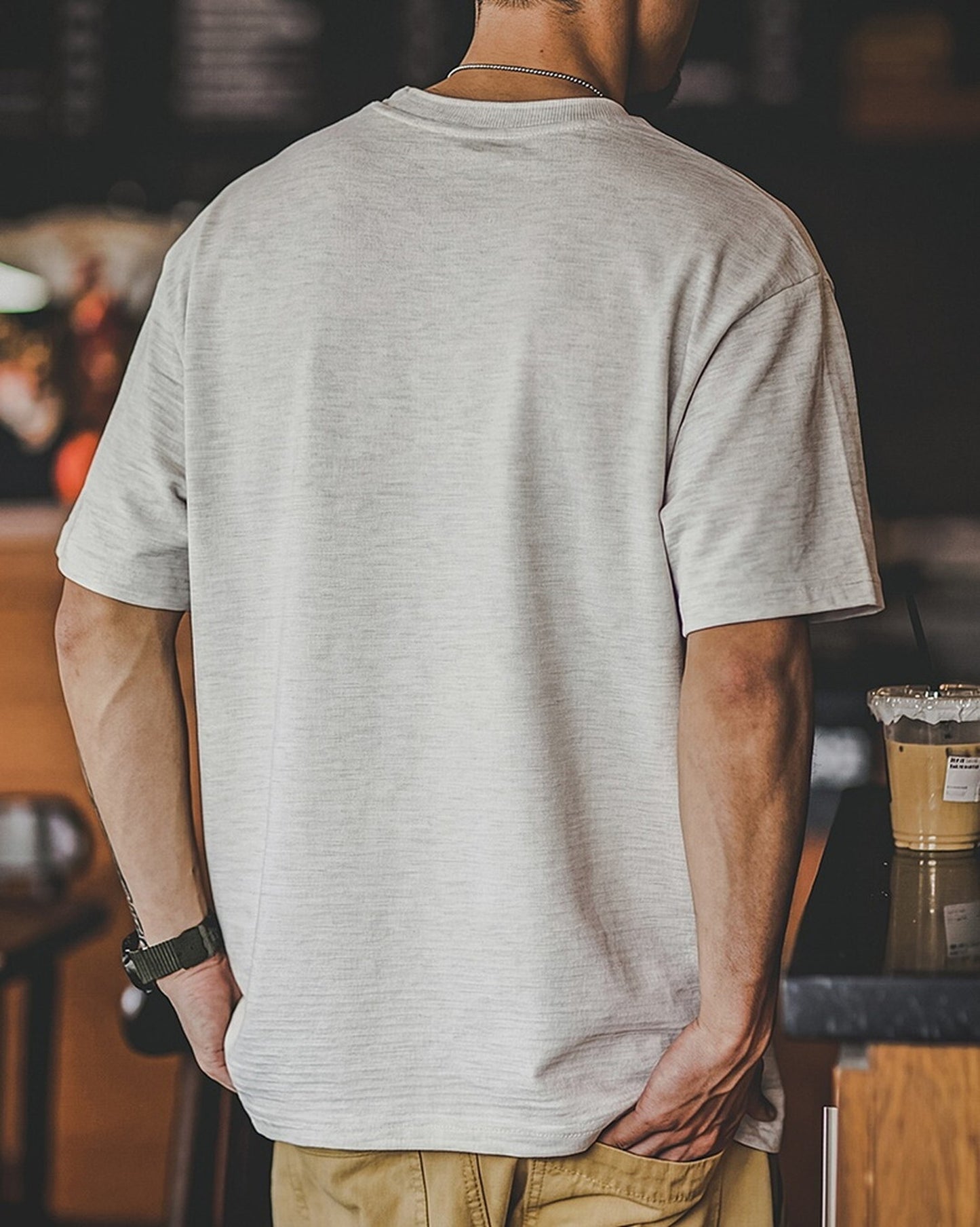 Side-Slit Casual Loose T-Shirt 【ACT0082】