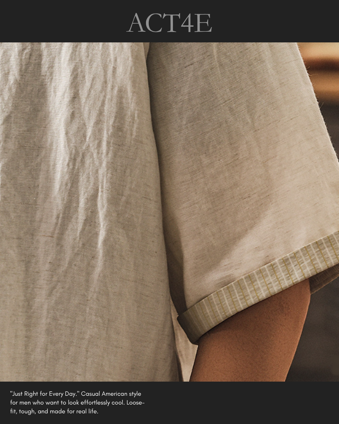 band collar henley neck short sleeve shirt 2color 【ACT0166】