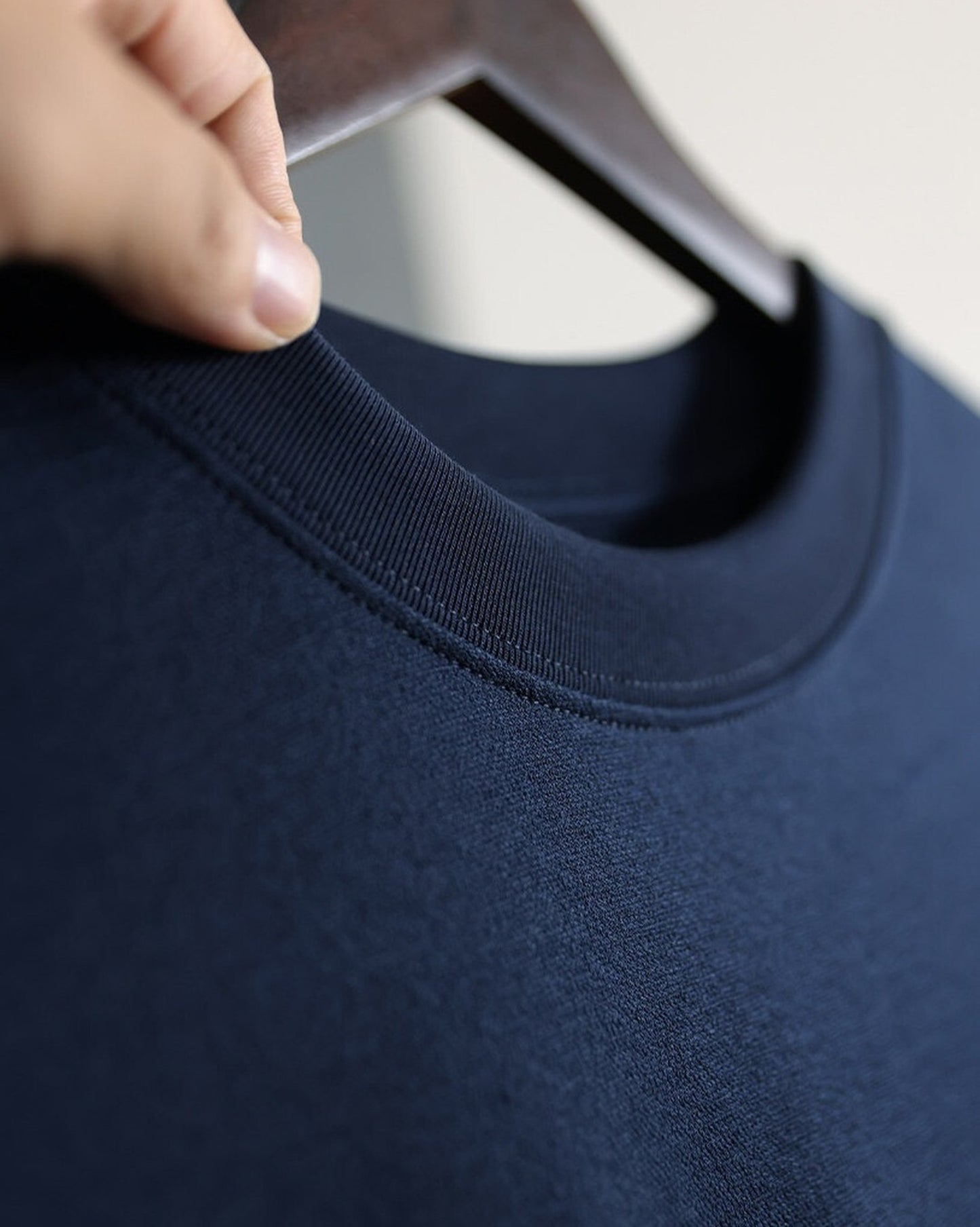 Casual Relaxed Lettering Embroidered T-Shirt 2color 【ACT0121】