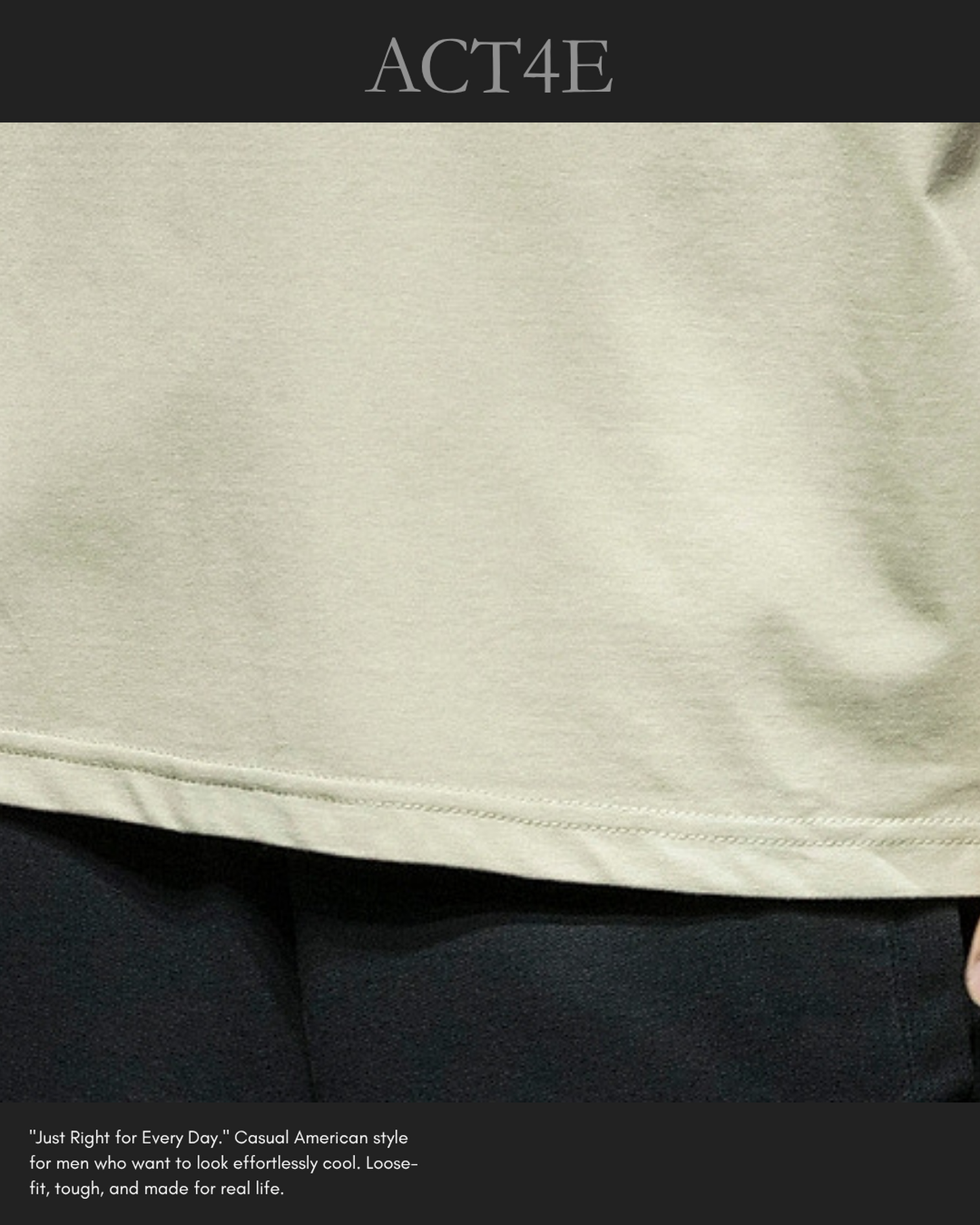 letter embossed short sleeve t-shirt 3color 【ACT0170】