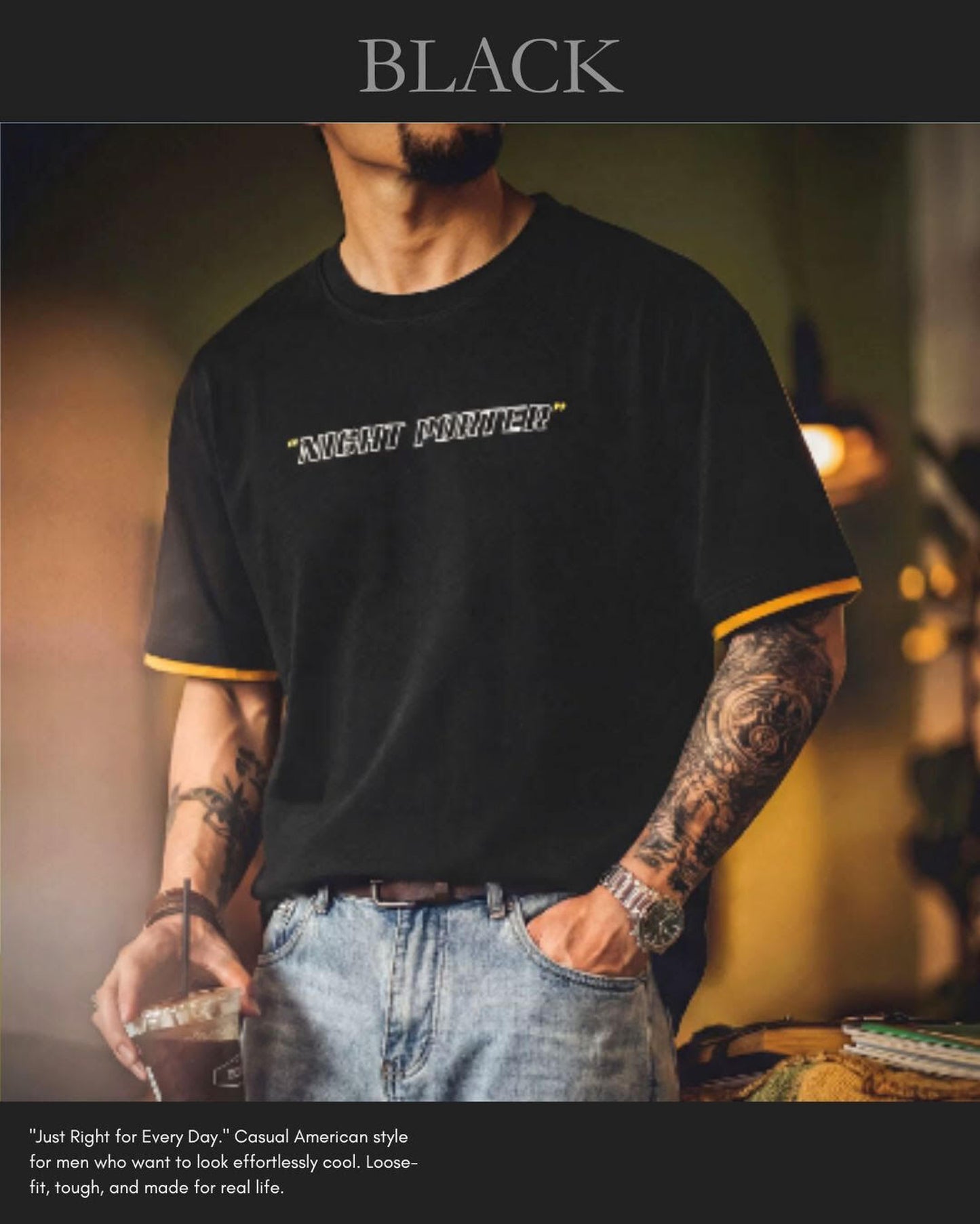 logo print short sleeve t-shirt 4color 【ACT0025】