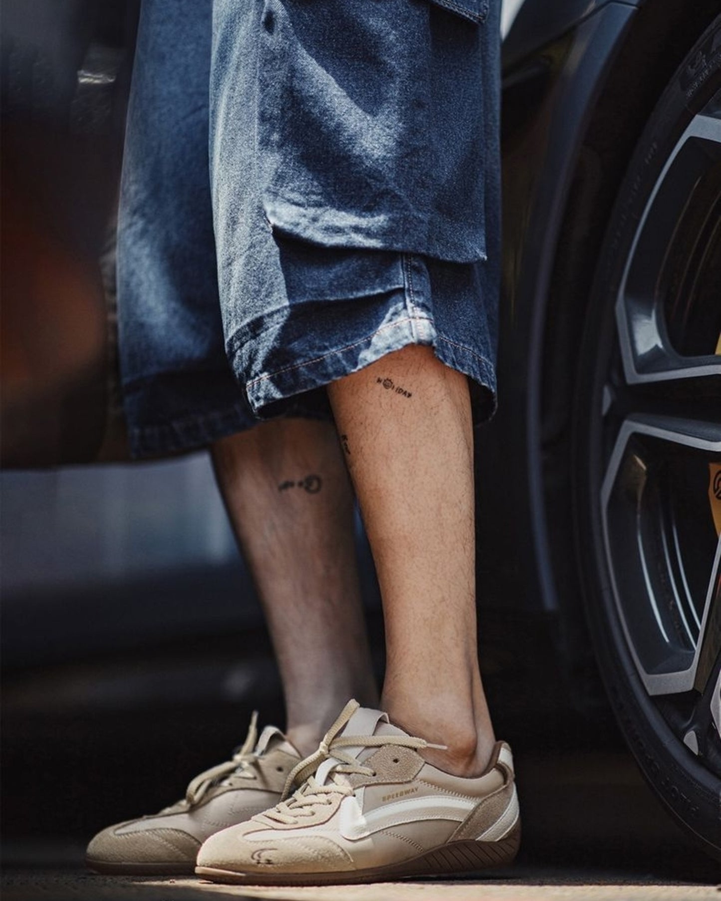 vintage low-top sneakers 2color 【ACT0146】