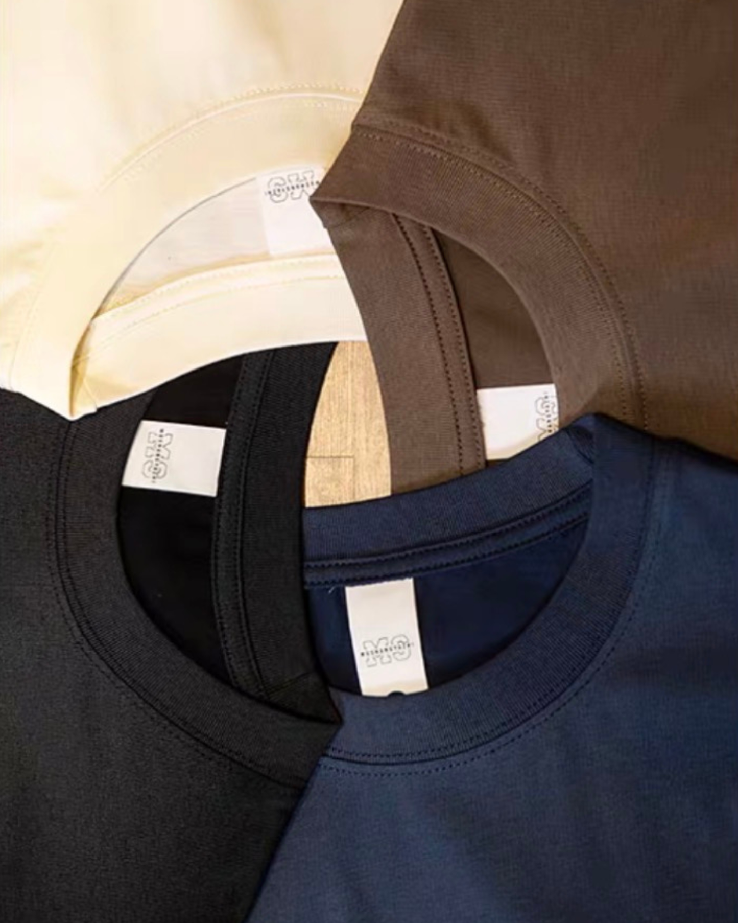 Back logo print t-shirt 4color 【ACT0057】