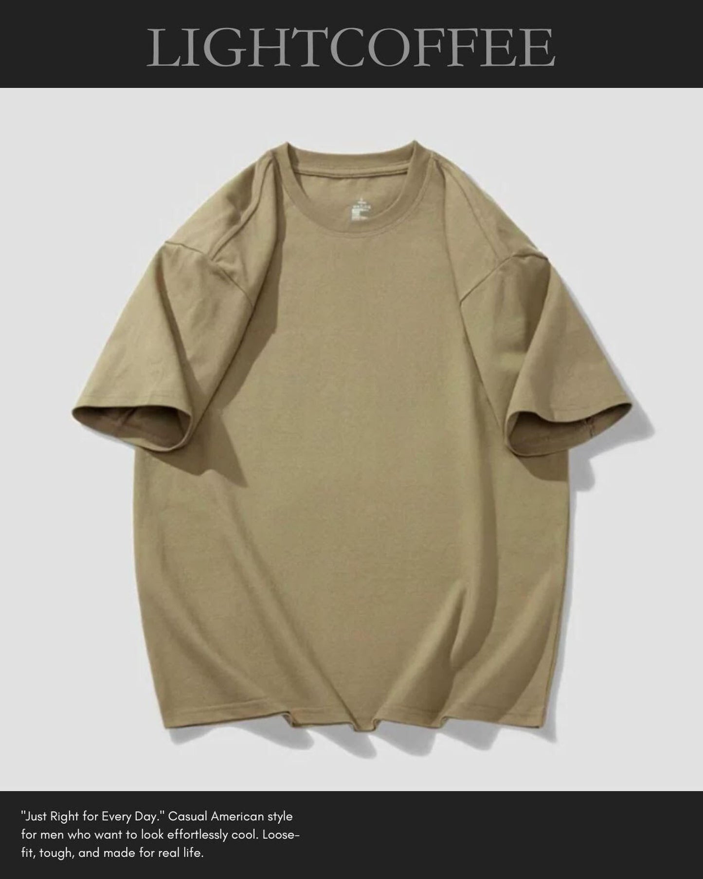 crew neck oversized t-shirt 9color 【ACT0035】