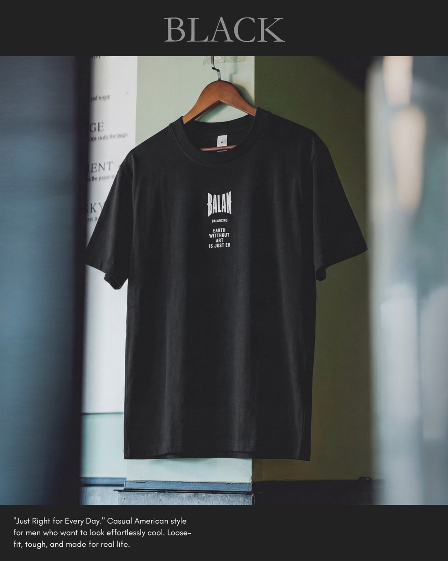 loose-fit embossed logo crew-neck t-shirt 2color 【ACT0059】