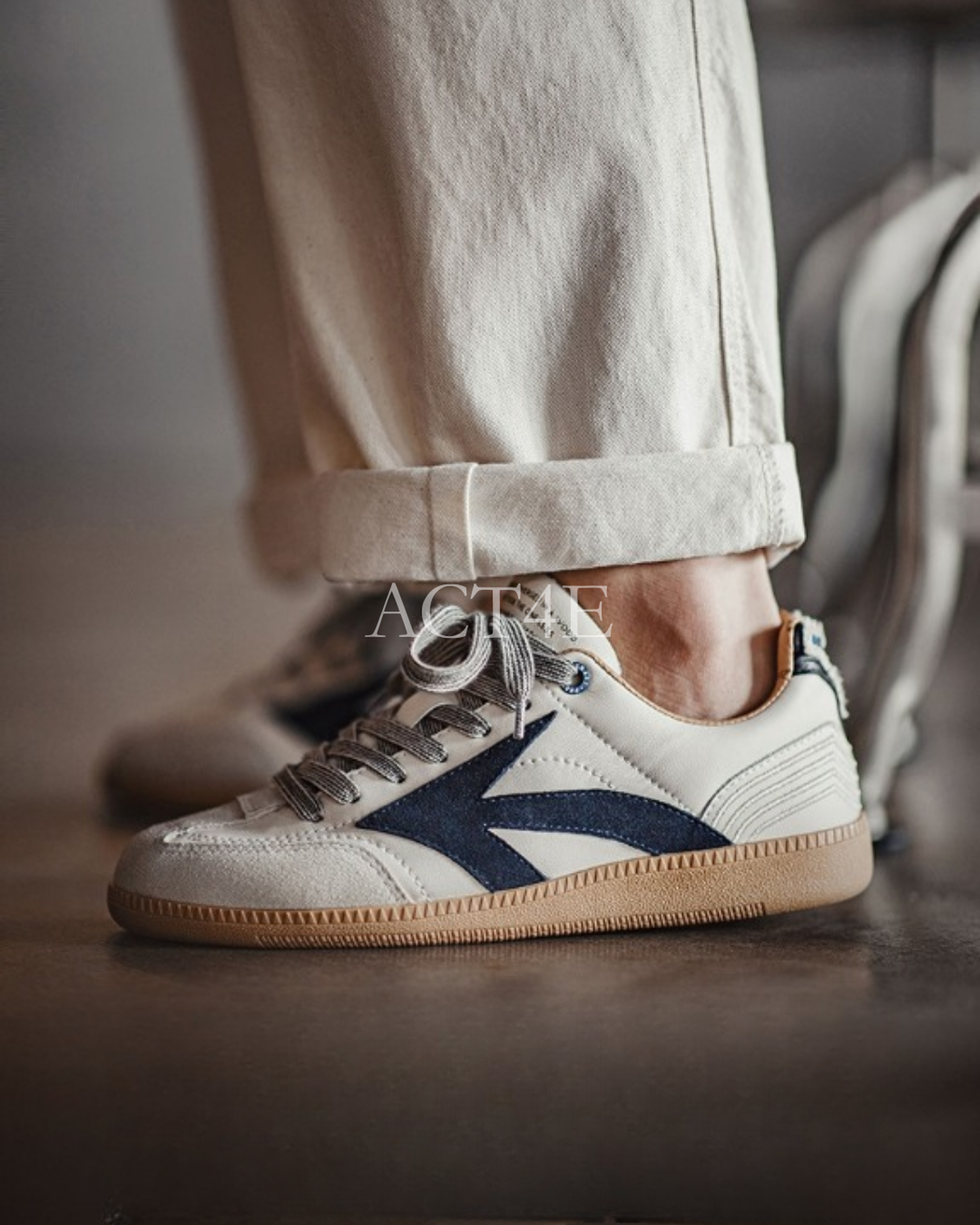 vintage arrow low-top sneakers 【ACT0145】