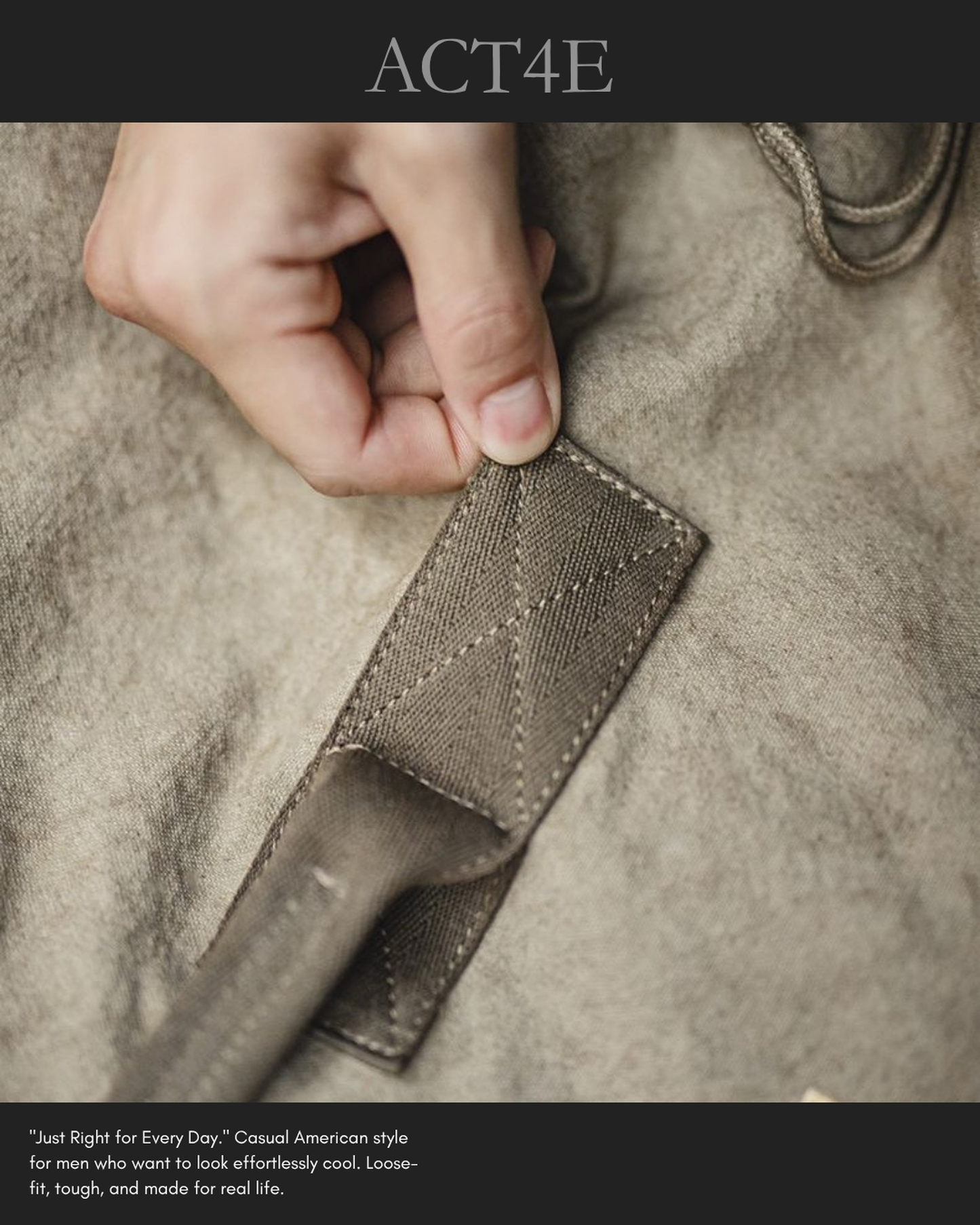 vintage canvas parachute shoulder bag 【ACT0143】