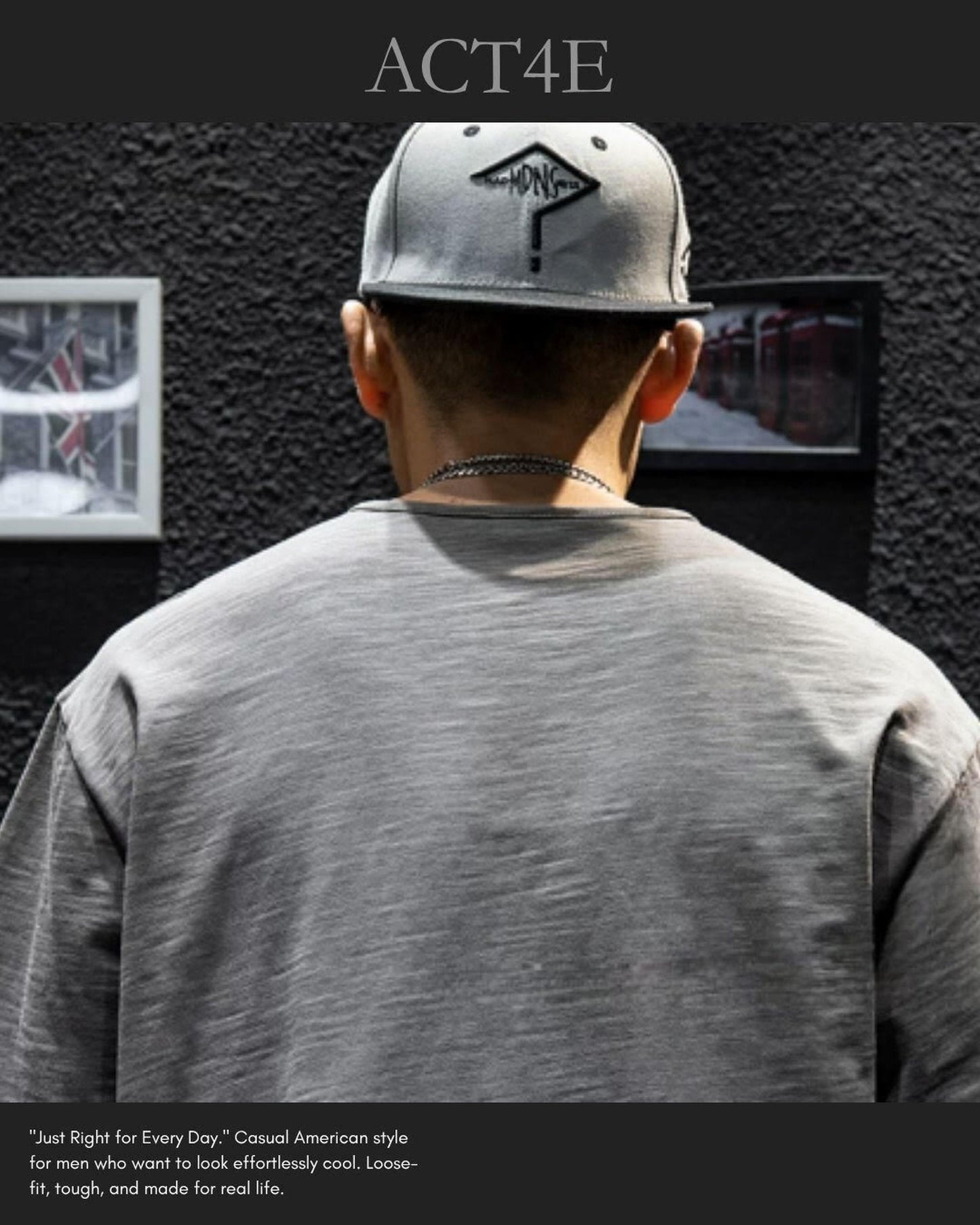 button front v-neck t-shirt 4color 【ACT0034】