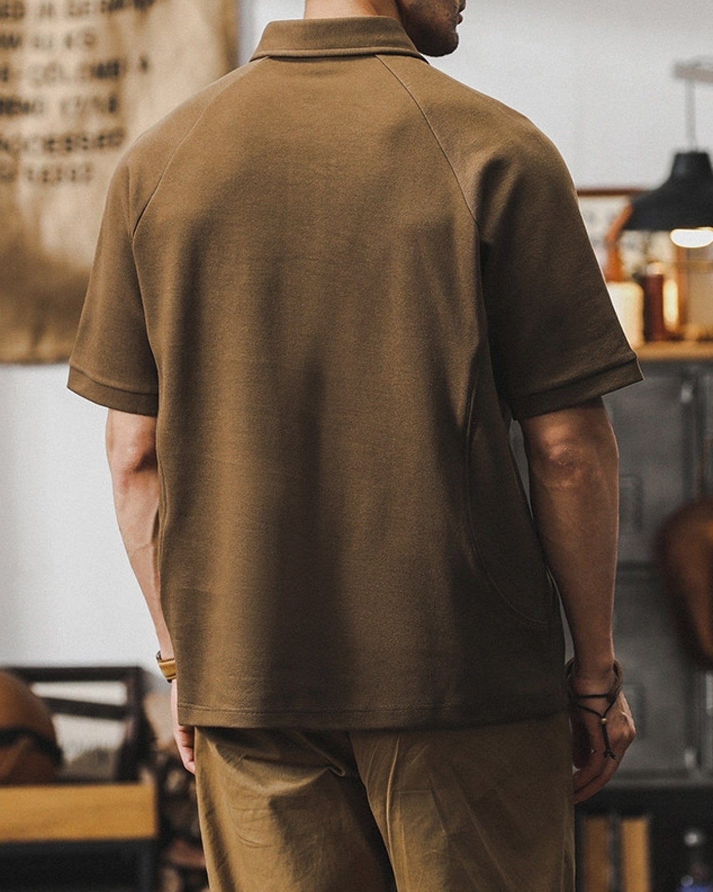 heavy weight short sleeve POLO shirt 3color 【ACT0241】