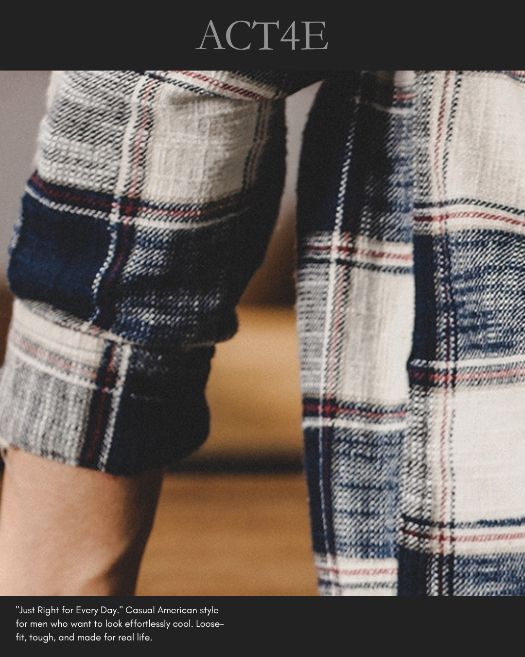 【M-3XL】vintage plaid long sleeve shirt 【ACT0295】