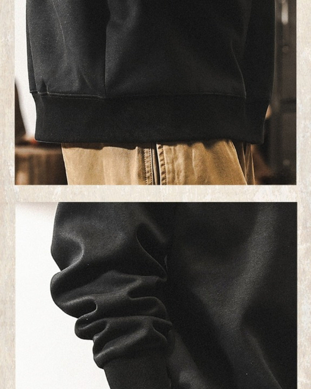 【S-4XL】relaxed fit chest logo sweatshirt 【ACT0261】
