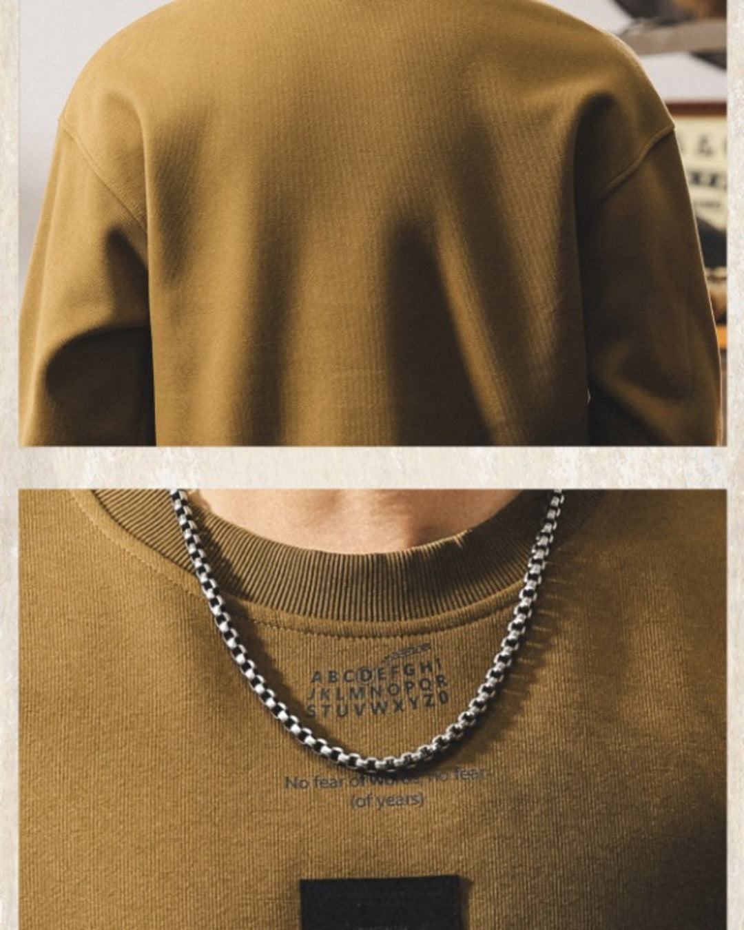 【S-4XL】vintage relaxed graphic crewneck sweatshirt 【ACT0262】