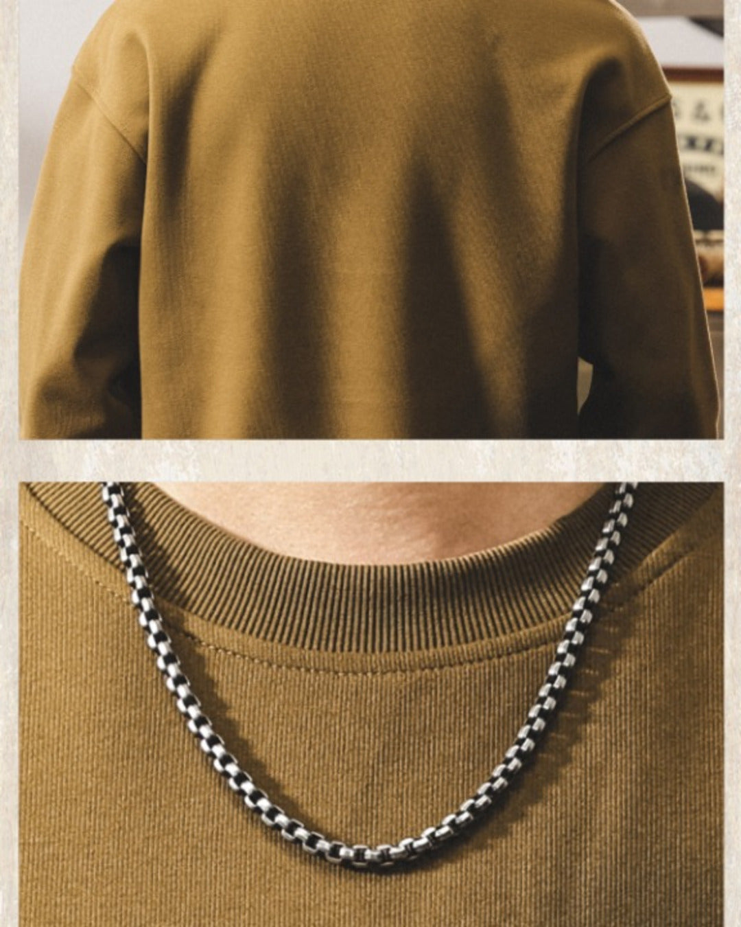 【S-4XL】casual relaxed crewneck fleece sweatshirt 【ACT0264】