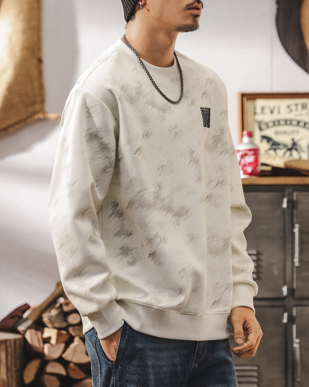 【M-4XL】vintage tie dye printed sweatshirt 【ACT0266】