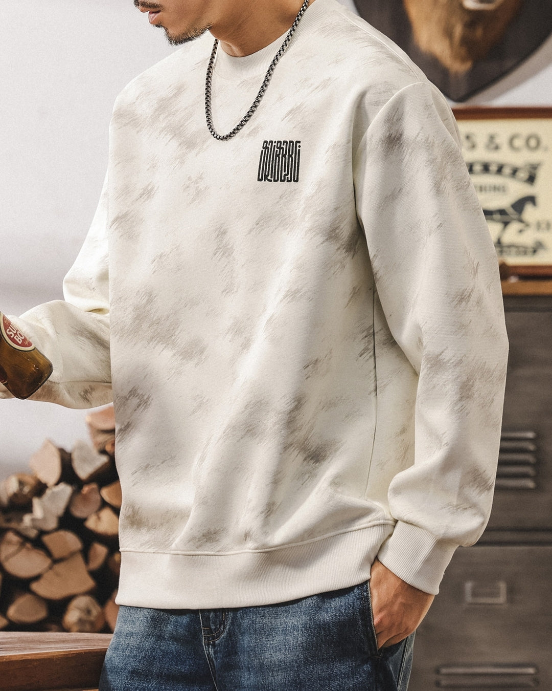 【M-4XL】vintage tie dye printed sweatshirt 【ACT0266】