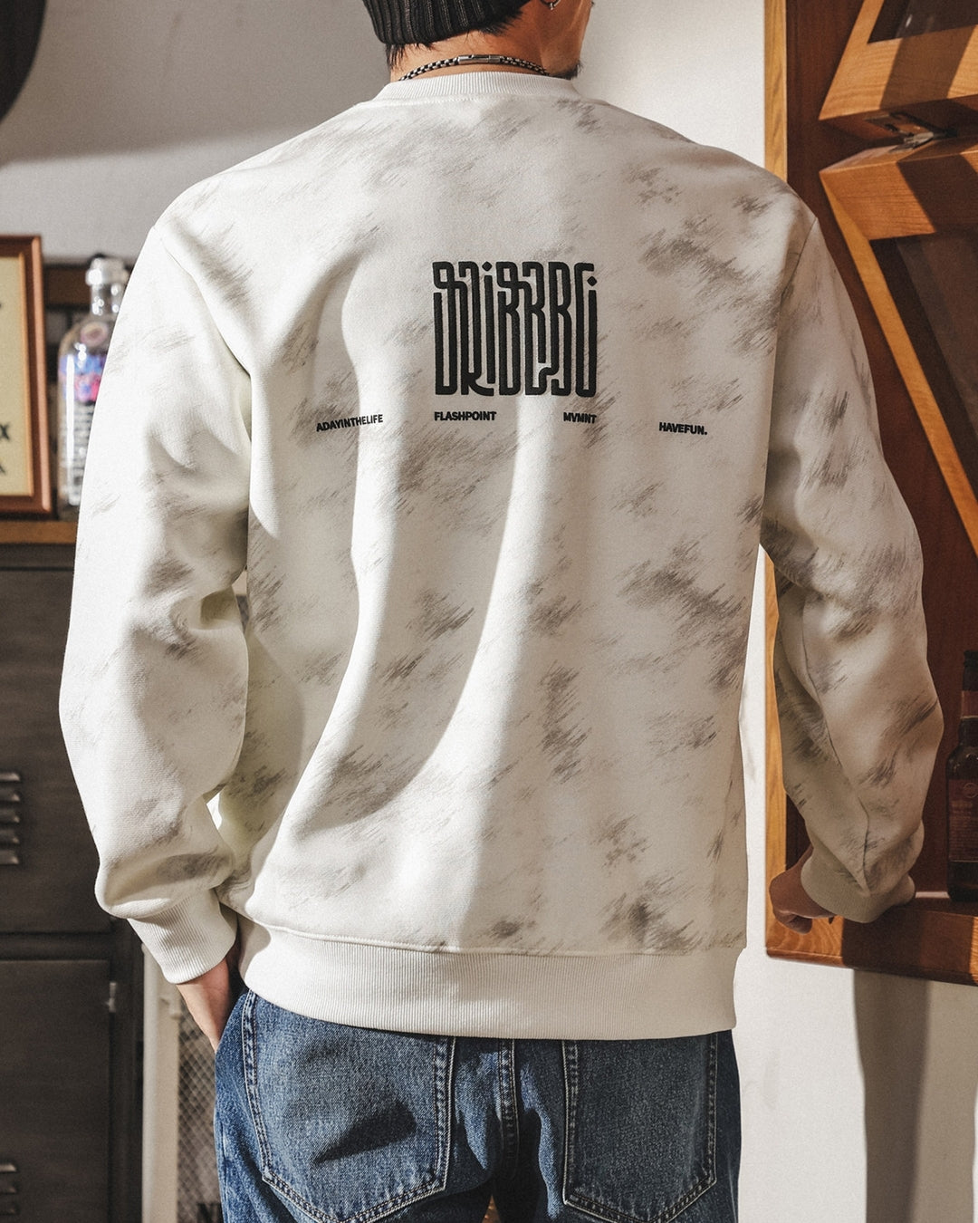 【M-4XL】vintage tie dye printed sweatshirt 【ACT0266】